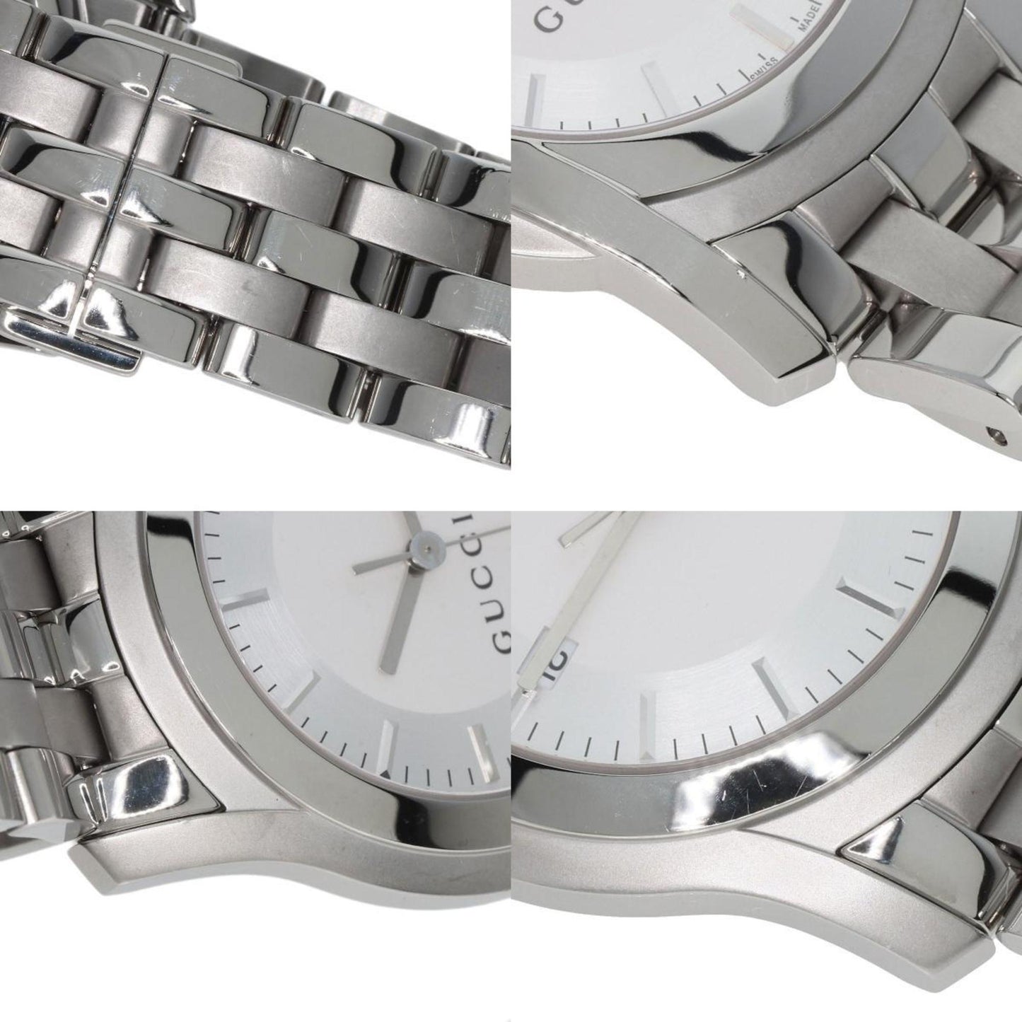 Gucci 5500Xl Watch Stainless Steel/Ss