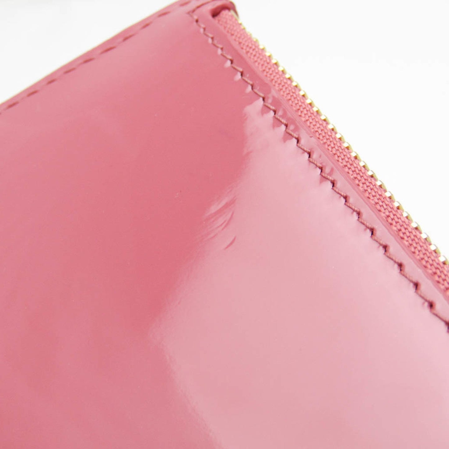 Christian Dior Lady Dior Cannage Coin Case S0478Ovrb Patent Leather Card Case Pink