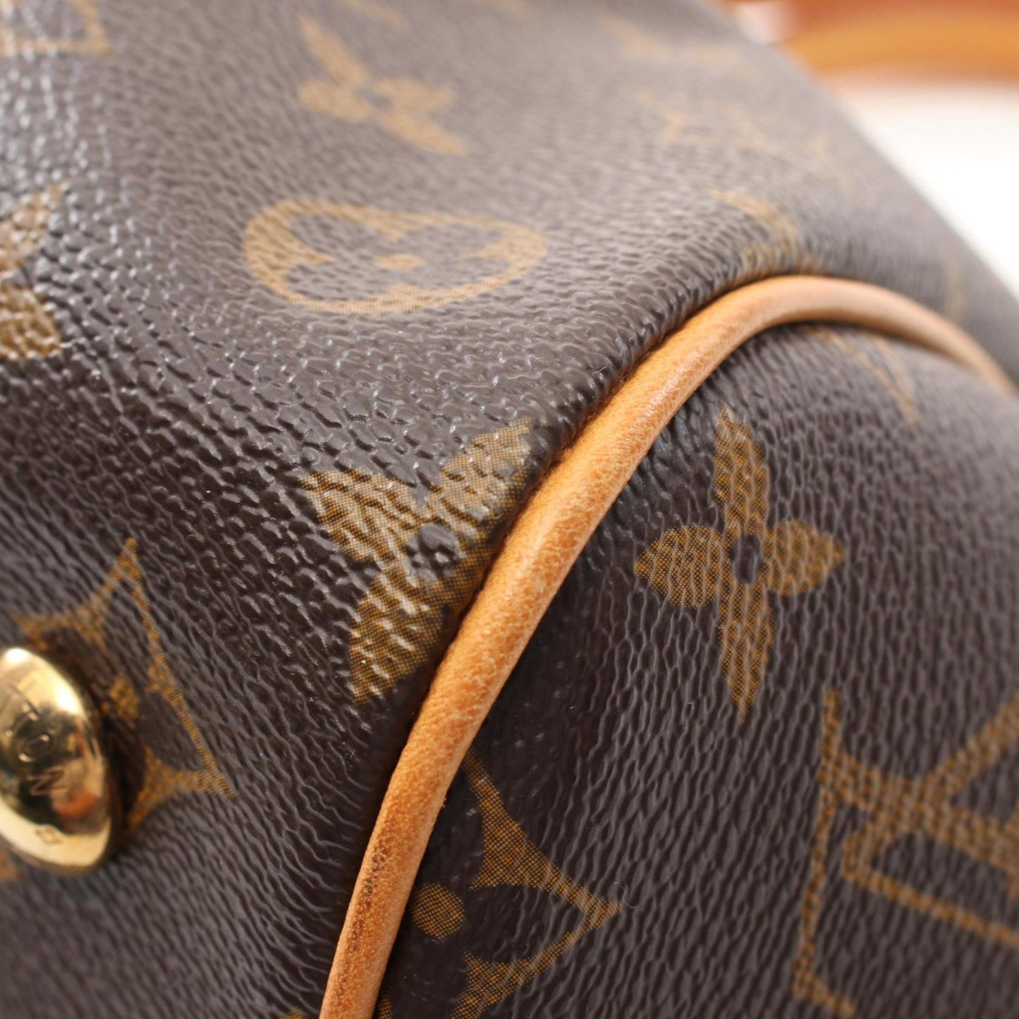 Louis Vuitton Tivoli Pm Handbag Bag Coated Canvas Leather Monogram