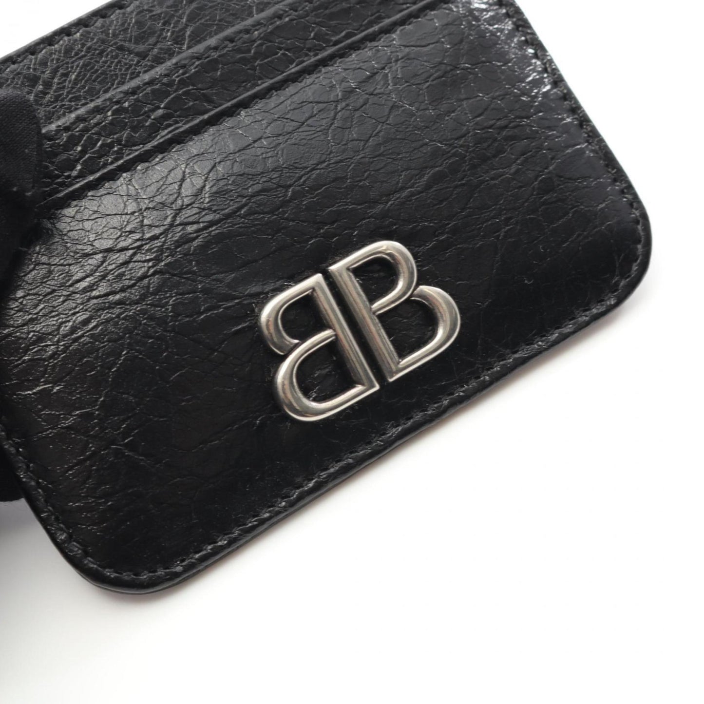 Balenciaga Monaco Business Card Holder/Card Case Leather