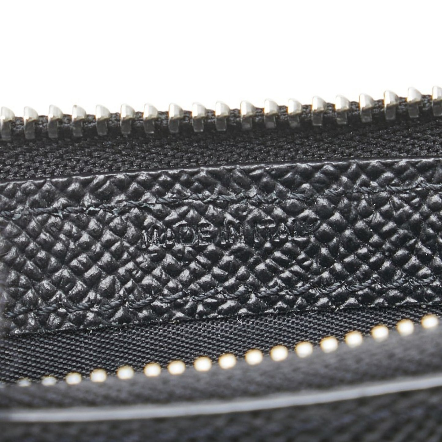 Burberry Logo Fragment Case Card Black Leather