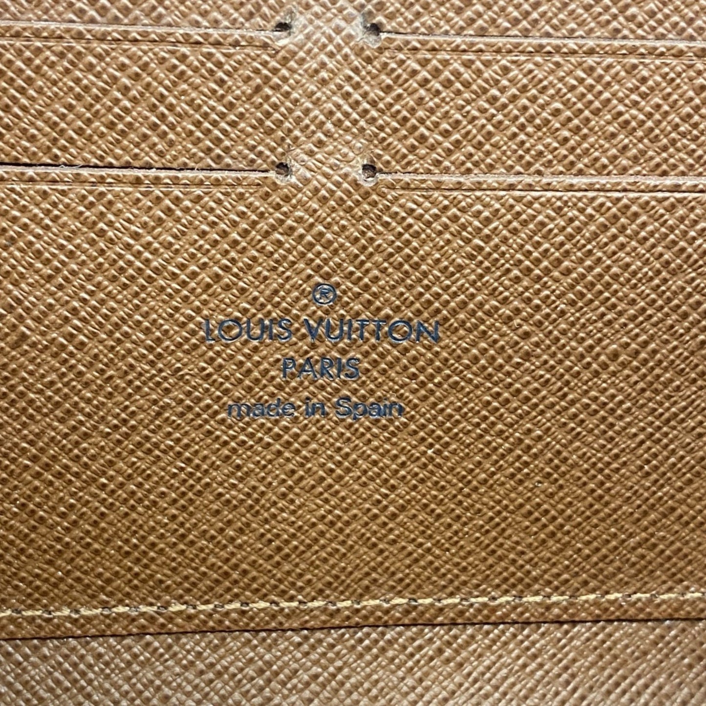 Louis Vuitton Monogram Zippy Wallet M60017 Brown