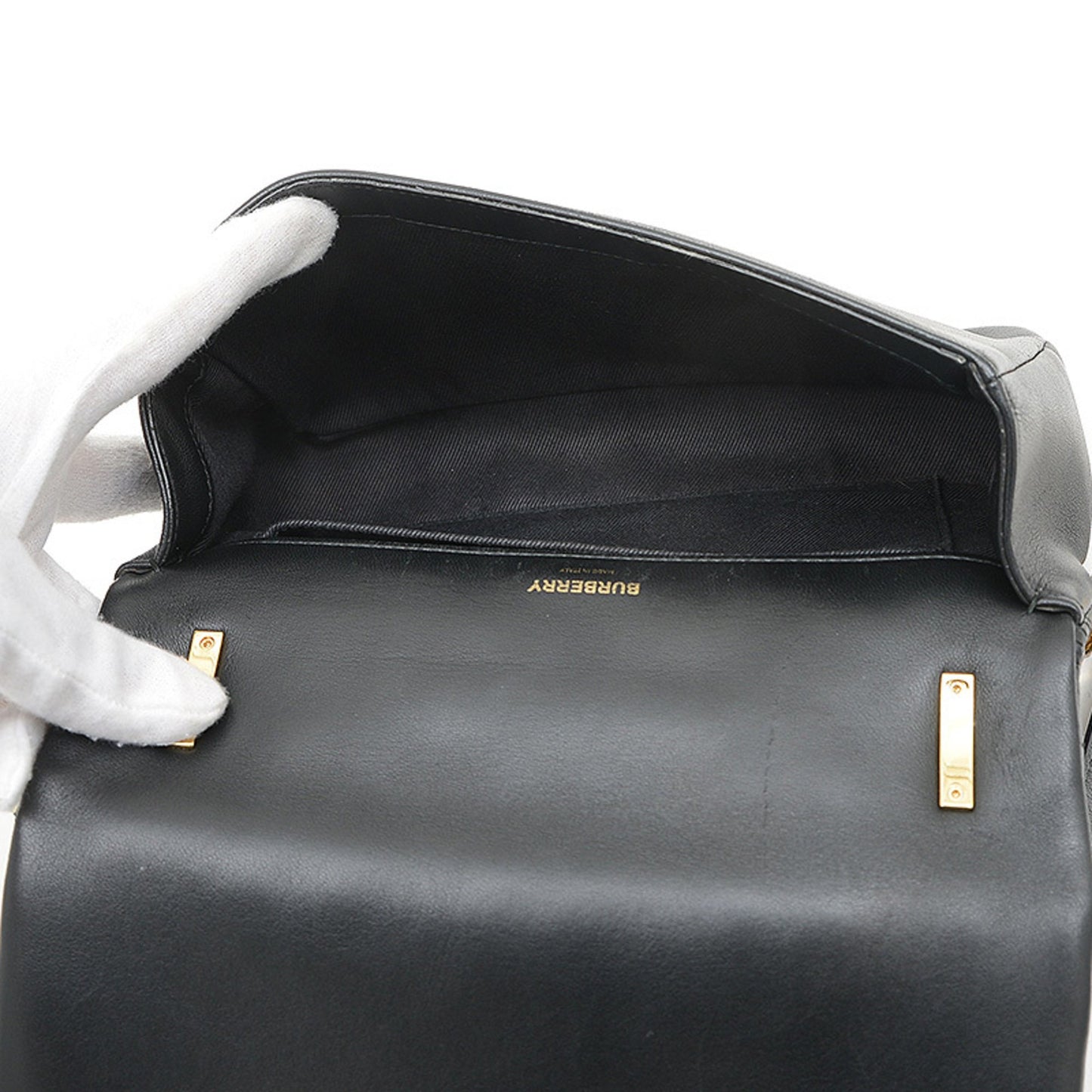 Burberry Small Quilted Shoulder Bag Lambskin Black 8021492 Bp