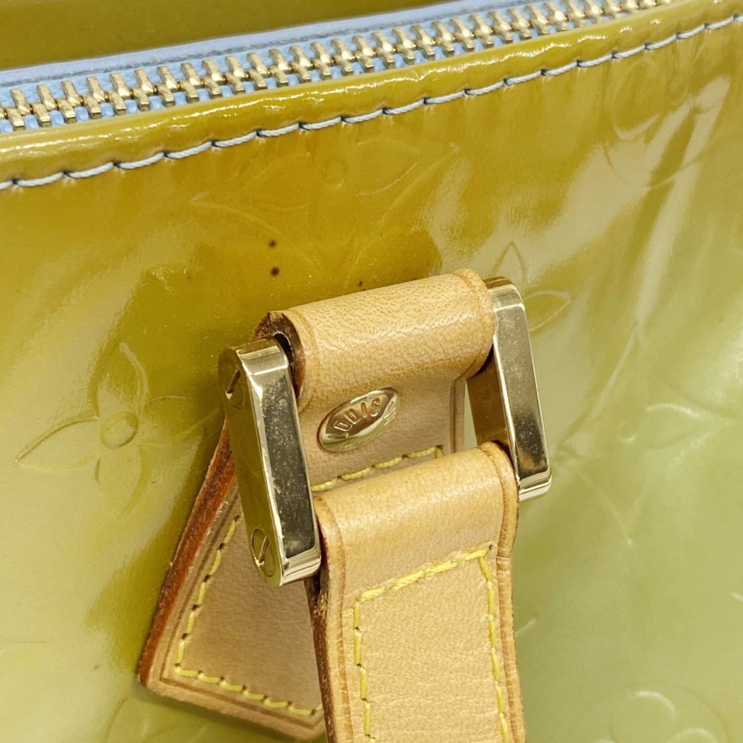 Louis Vuitton Vernis Houston Tote Bag M91005 Baby Blue