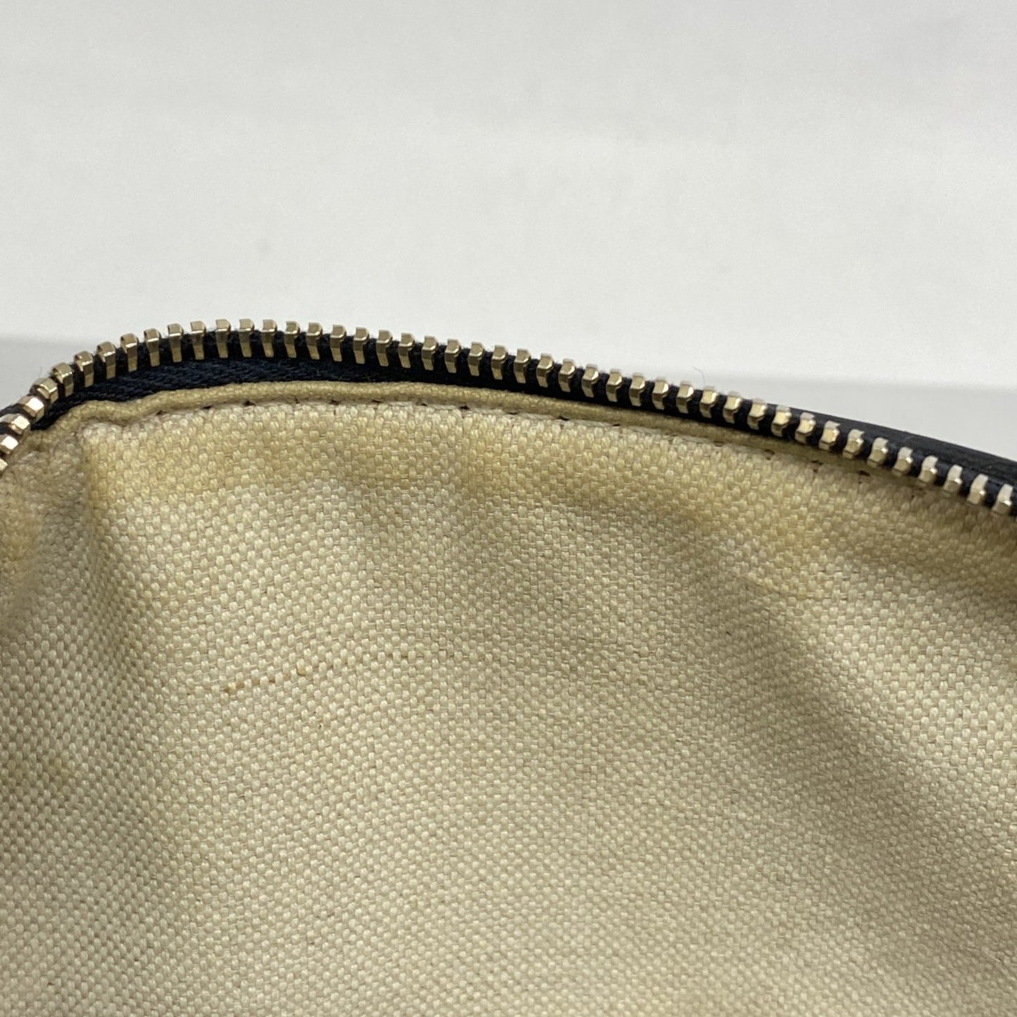 Gucci Gg Canvas Sherry Line Handbag 269876 Navy