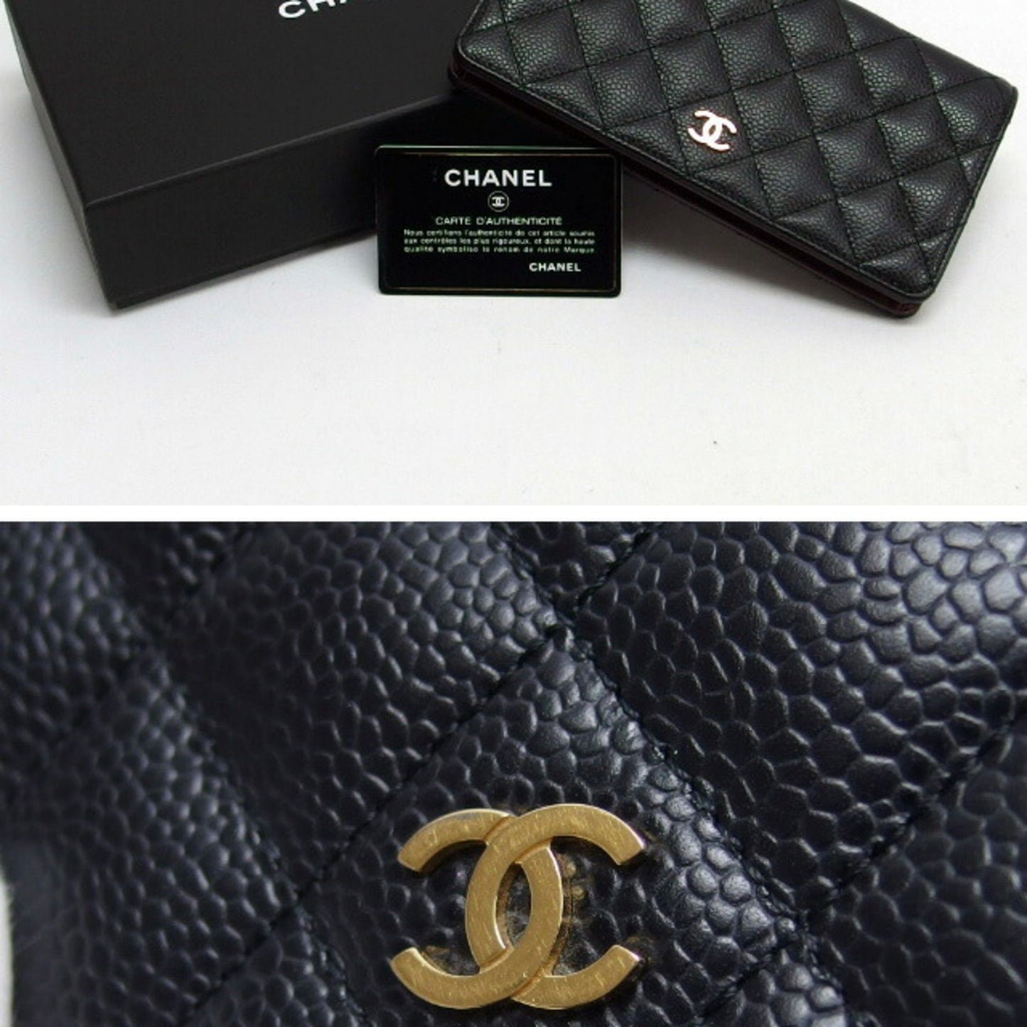 Chanel Matelasse Timeless Classic Bi-Fold Long Wallet A31509