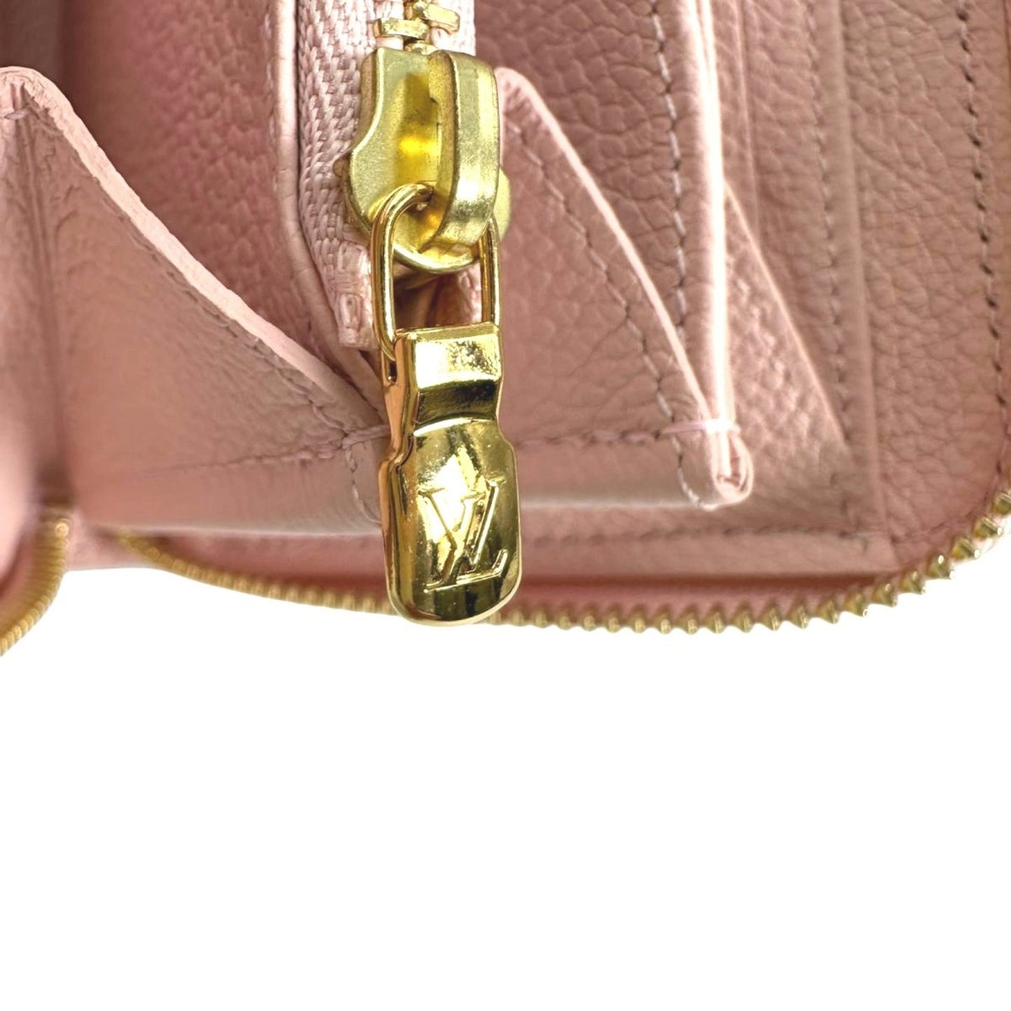 Louis Vuitton Louis Vuitton Long Wallet Round Zipper Monogram Empreinte Zippy M81299 Pink