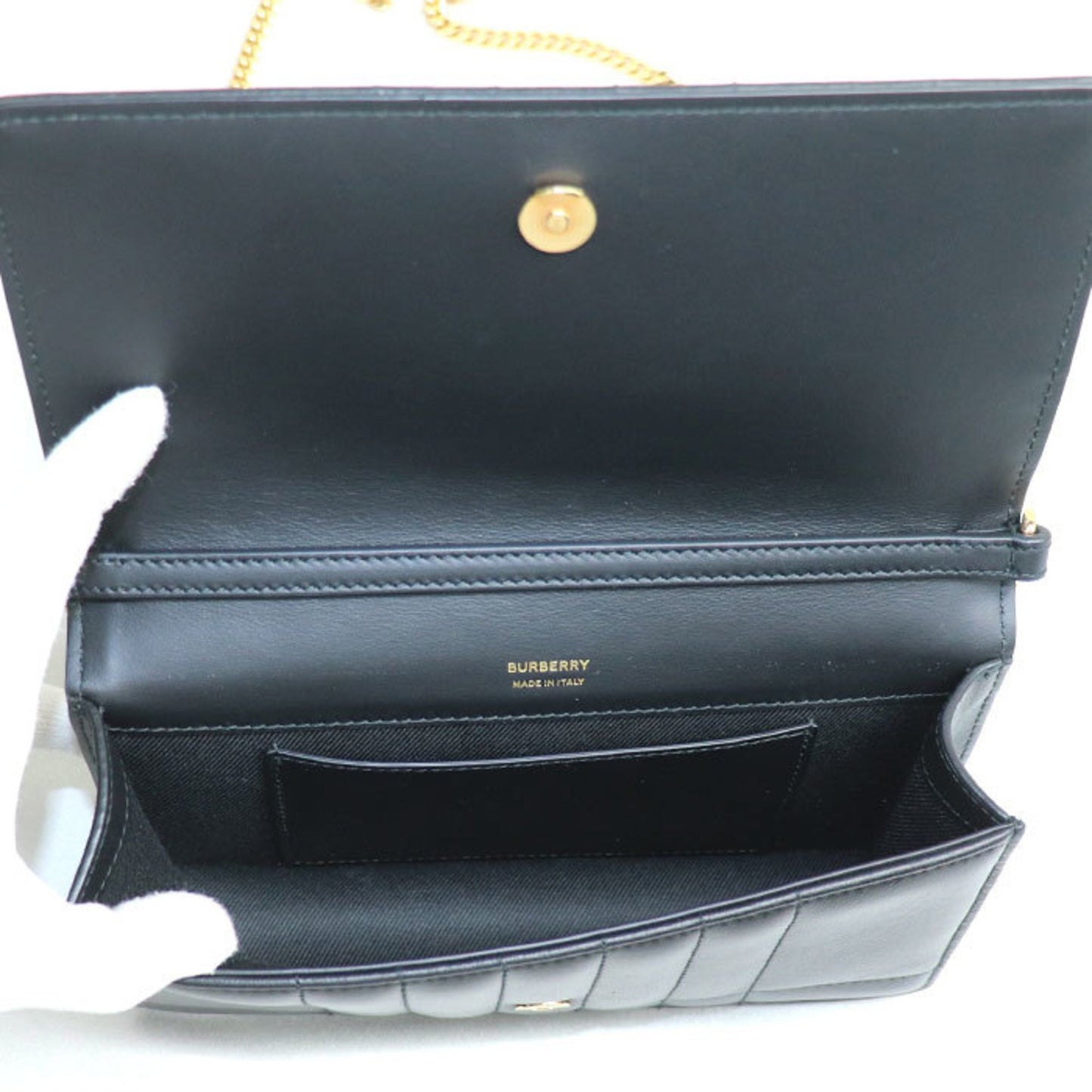 Burberry Burberry Rolla Clutch Shoulder Bag Black 80661761
