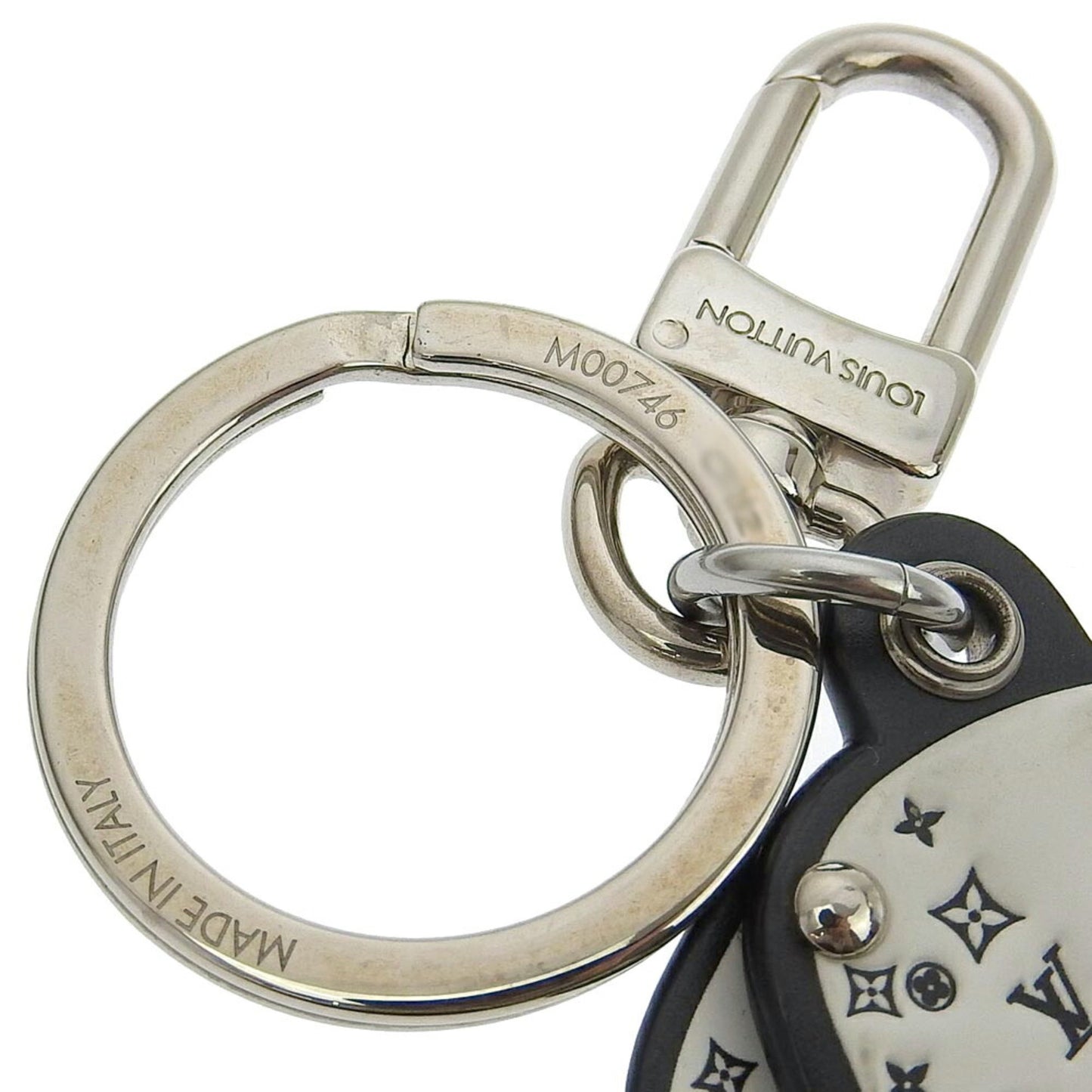 Louis Vuitton Louis Vuitton Porte Cle Lv Dalmatian M00746 Monogram Keychain Charm Dog