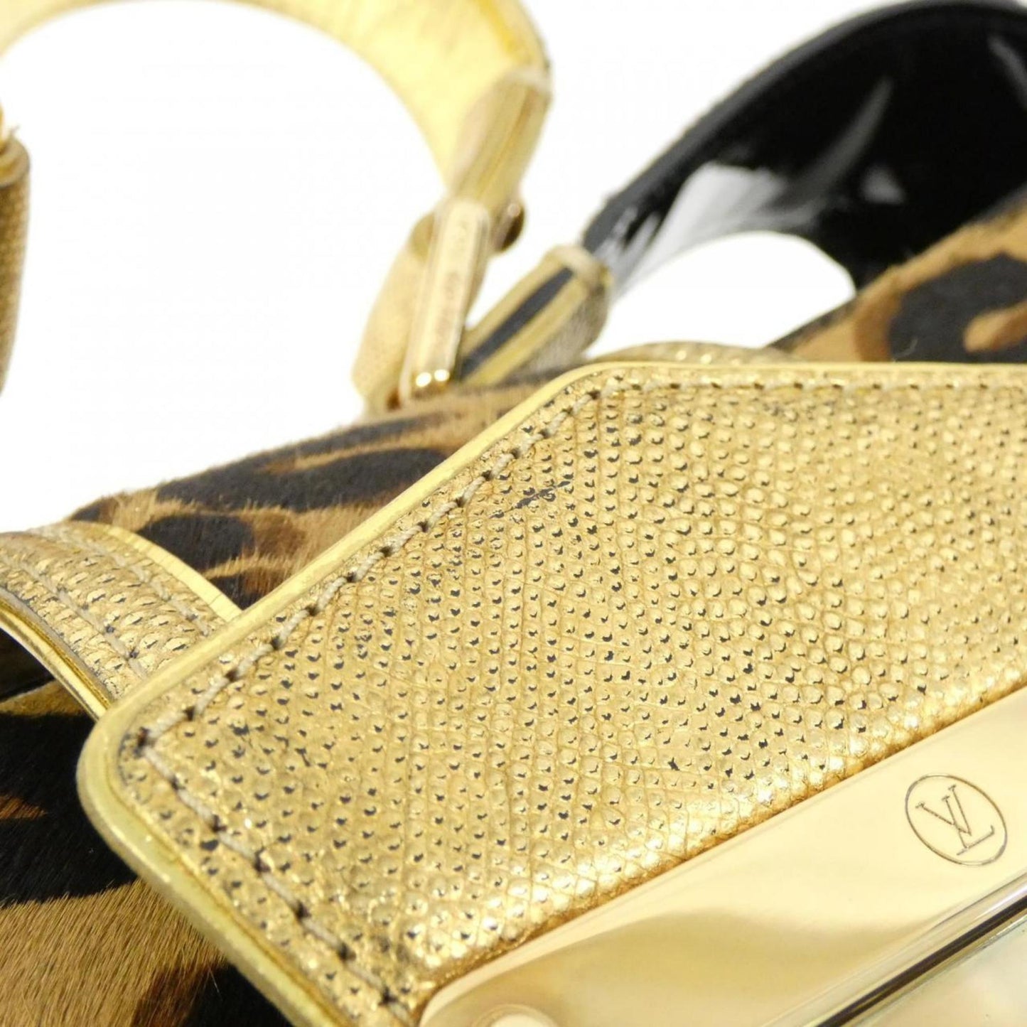 Louis Vuitton Monogram Leopard Polly M95282 Shoulder Bag