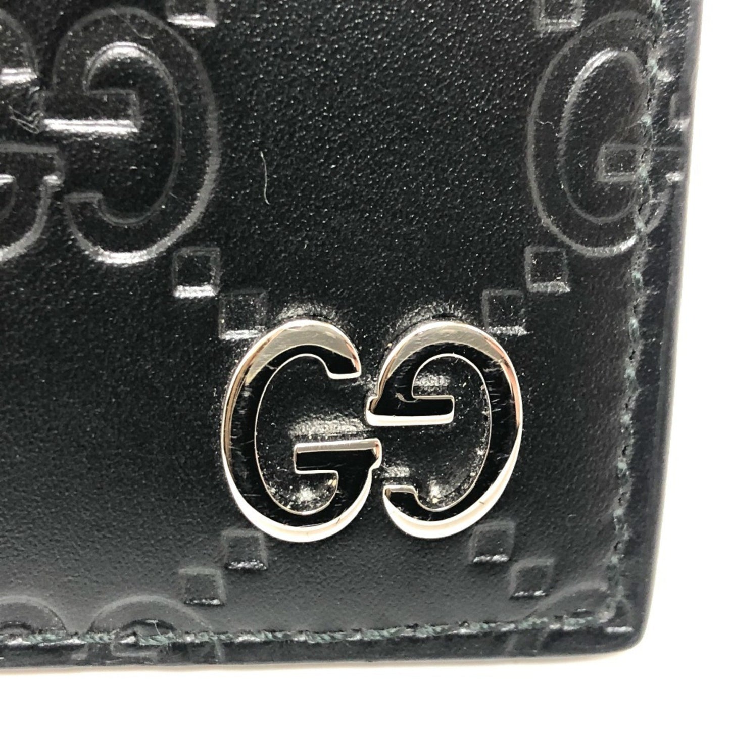 Gucci 473927 Shima Leather Card Case
