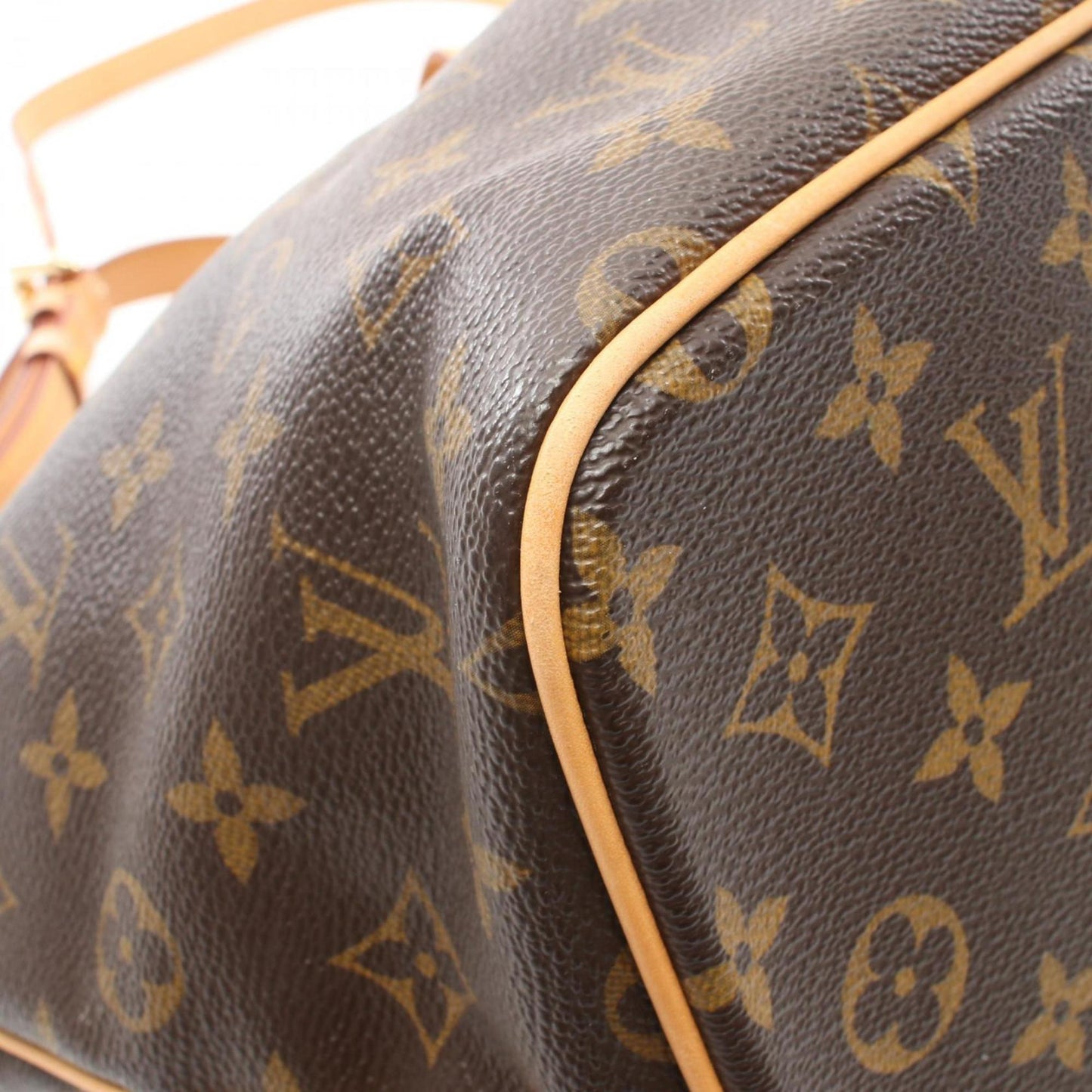 Louis Vuitton Palermo Pm Monogram Handbag Bag Coated Canvas Leather