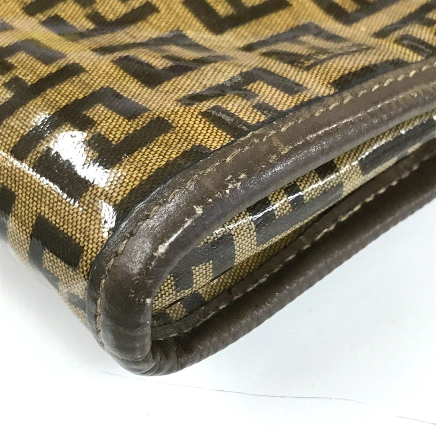Fendi Crossbody Bag Pochette One Shoulder Shoulder Bag Brown Brown