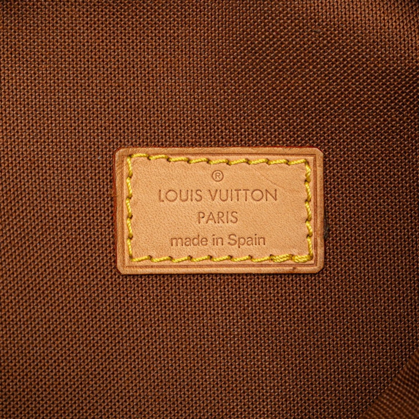 Louis Vuitton Monogram Pochette Ganju Body Bag/Waist Bag M51870 Brown Pvc Leather