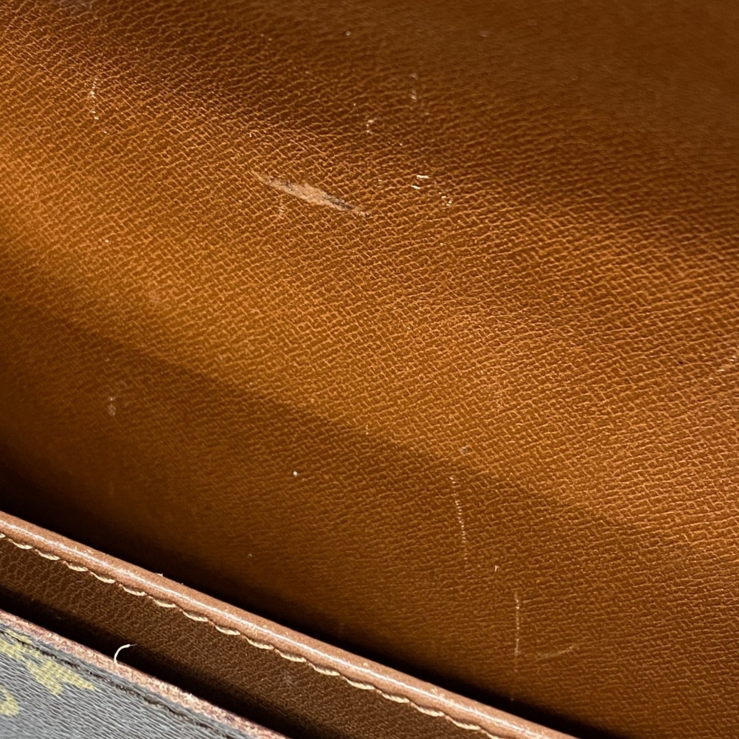 Louis Vuitton Monogram Cartouchiere Gm Shoulder Bag M51252 Brown