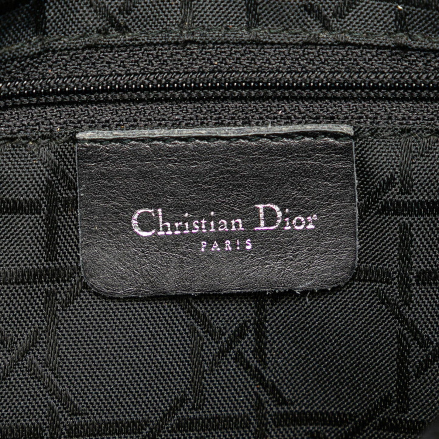 Christian Dior Dior Lady Cannage Leopard Print Handbag/Shoulder Bag