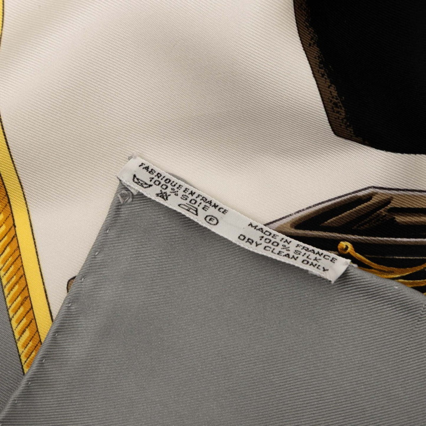 Hermes Herms Carr 90 "Les Voitures A Transformation" Folding Carriage Scarf