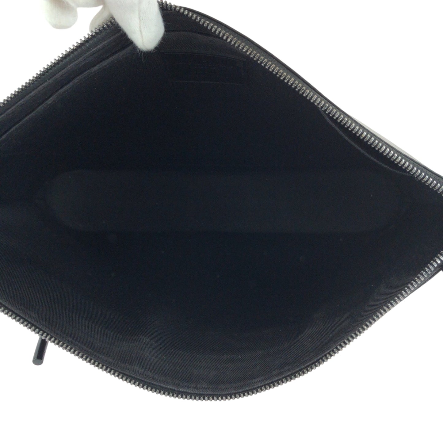 Louis Vuitton Louis Vuitton Monogram Eclipse Pochette Cosmos Black Silver Hardware Patent Leather
