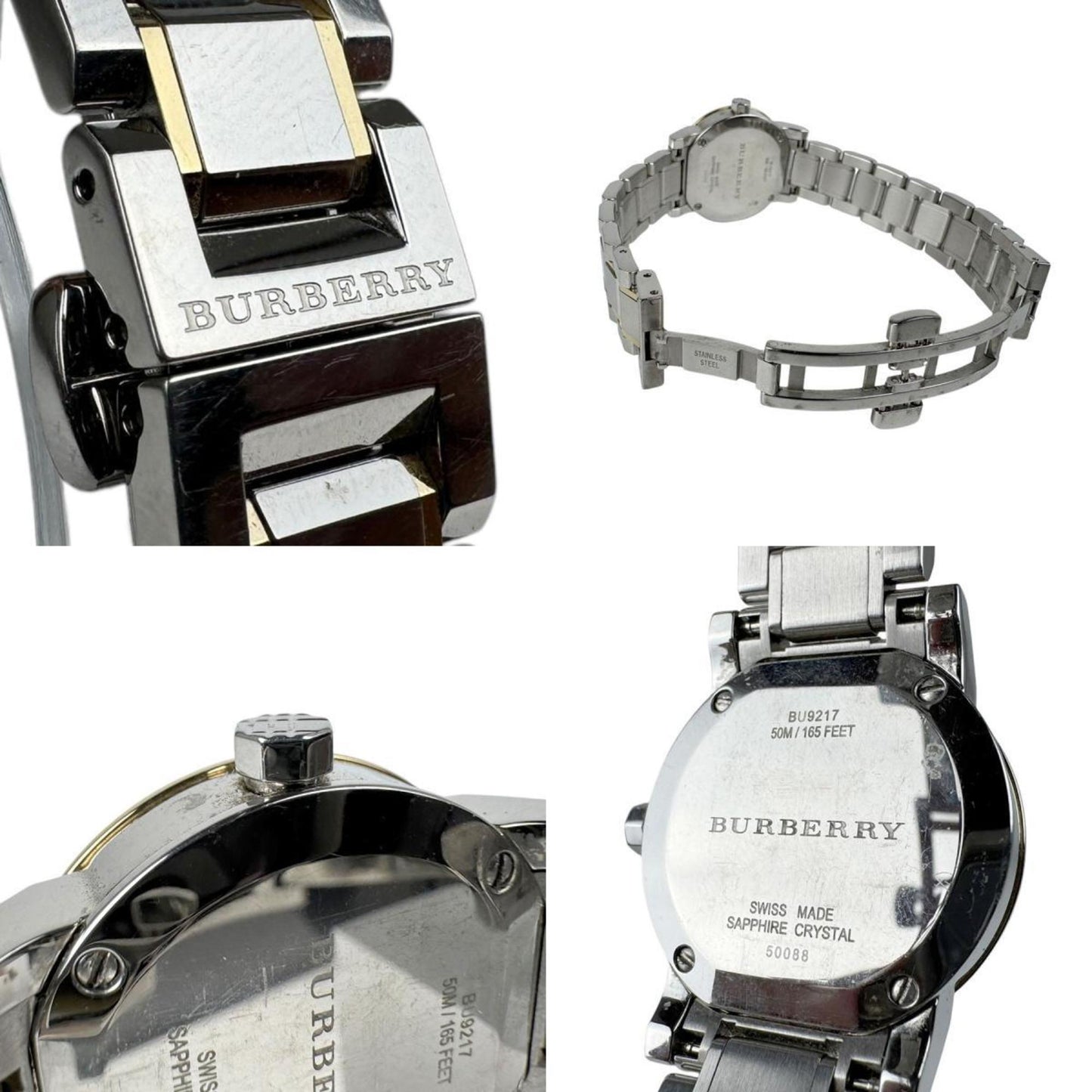 Burberry Watch The City Stainless Steel Silver X Gold