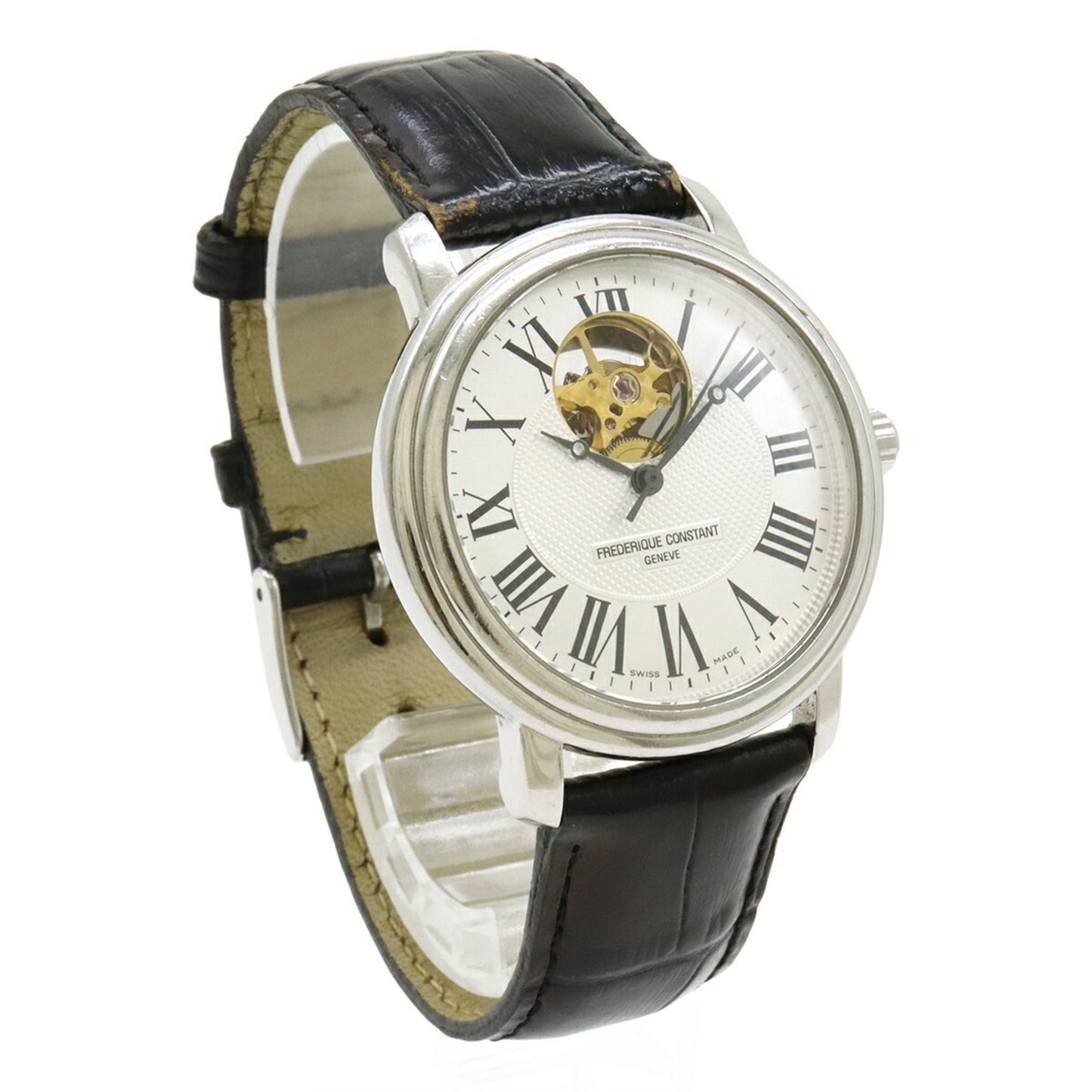 Frederique Constant Classic Heart Beat Watch With See-Through Back