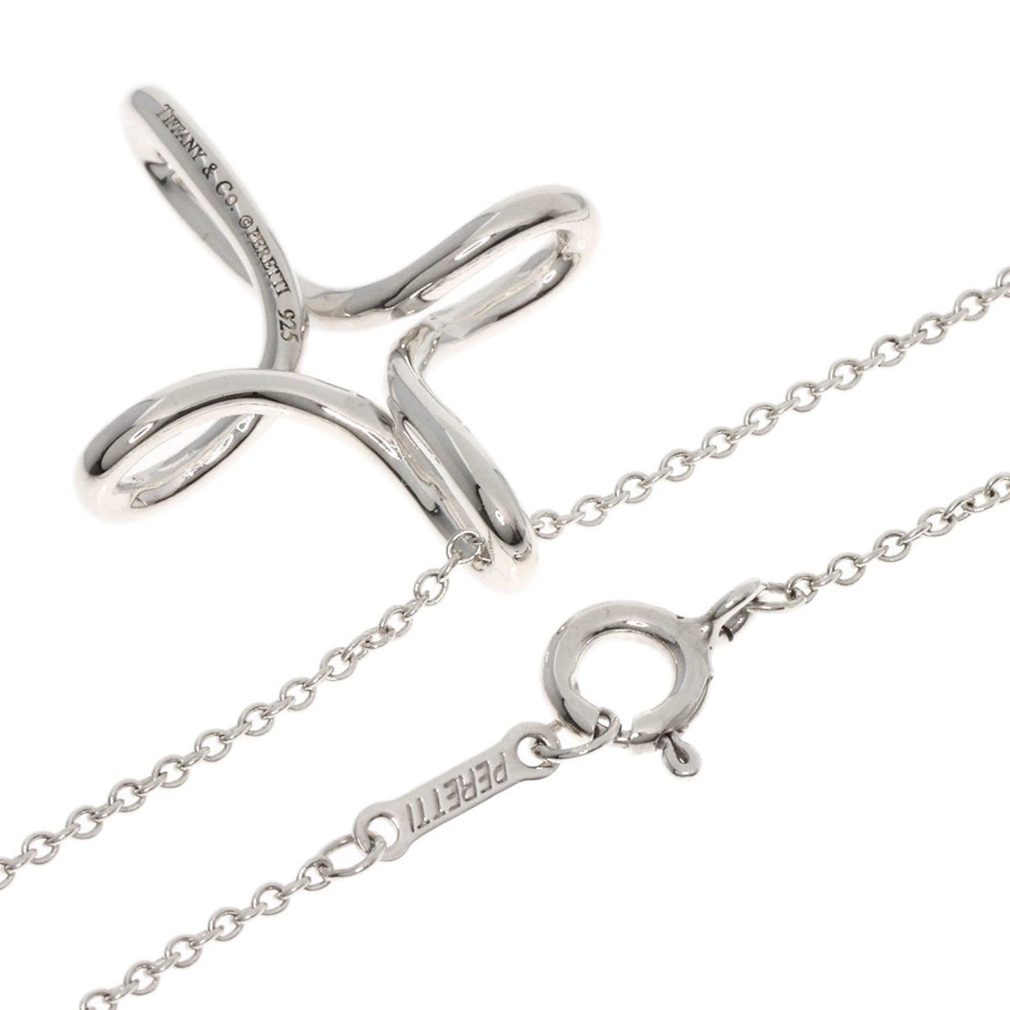 Tiffany & Co. Infinity Cross Necklace Silver