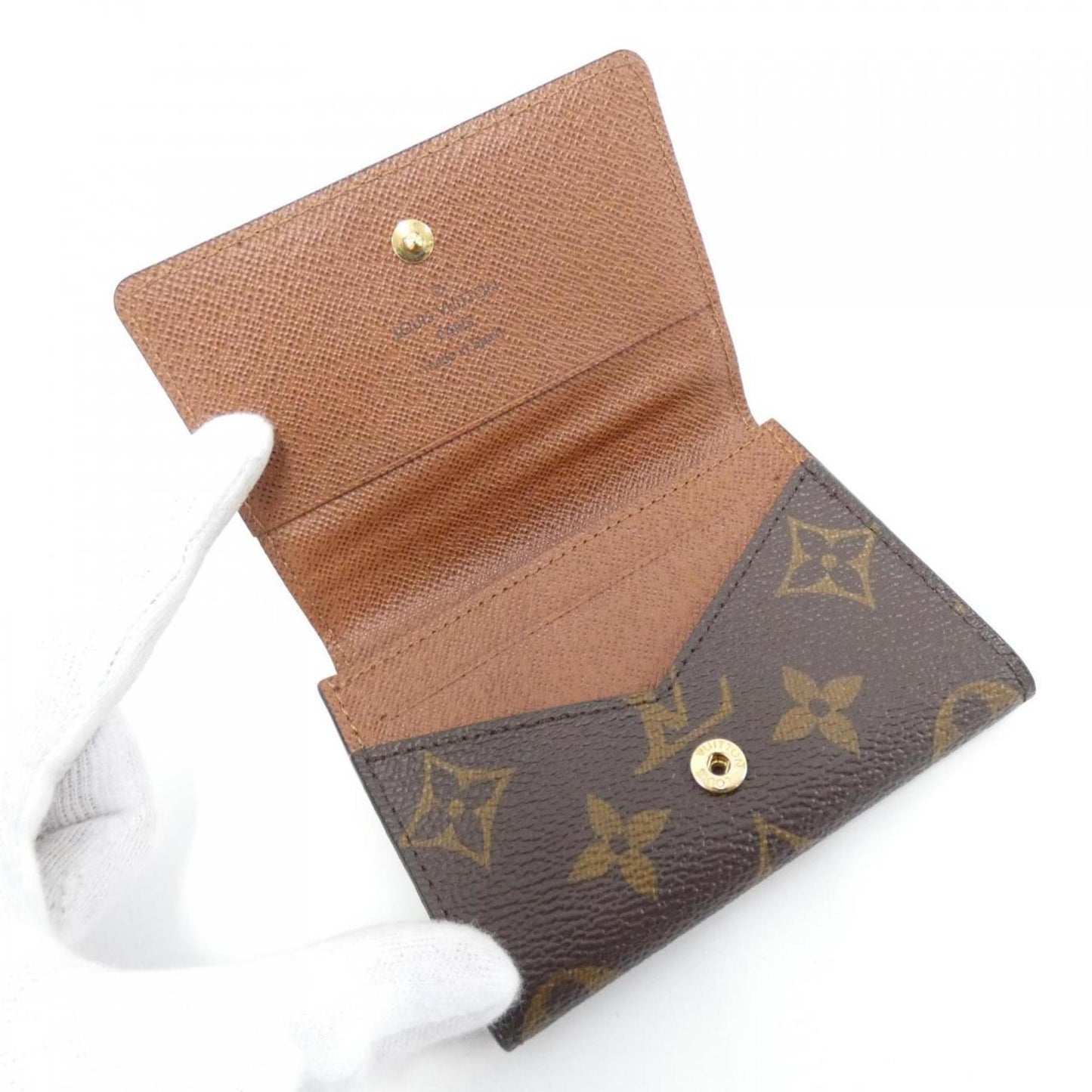 Louis Vuitton Monogram Envelope Carte De Visite M63801 Business Card Holder/Card Case