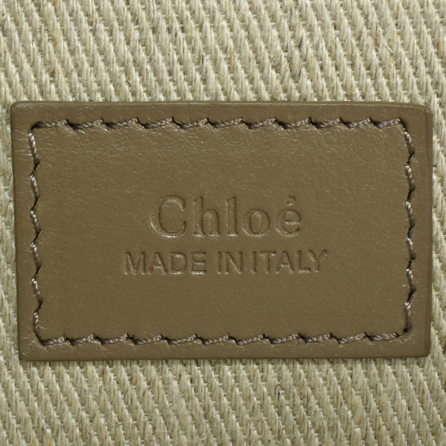 Chlo Chloe Woody Medium Tote Bag Calf Army Green