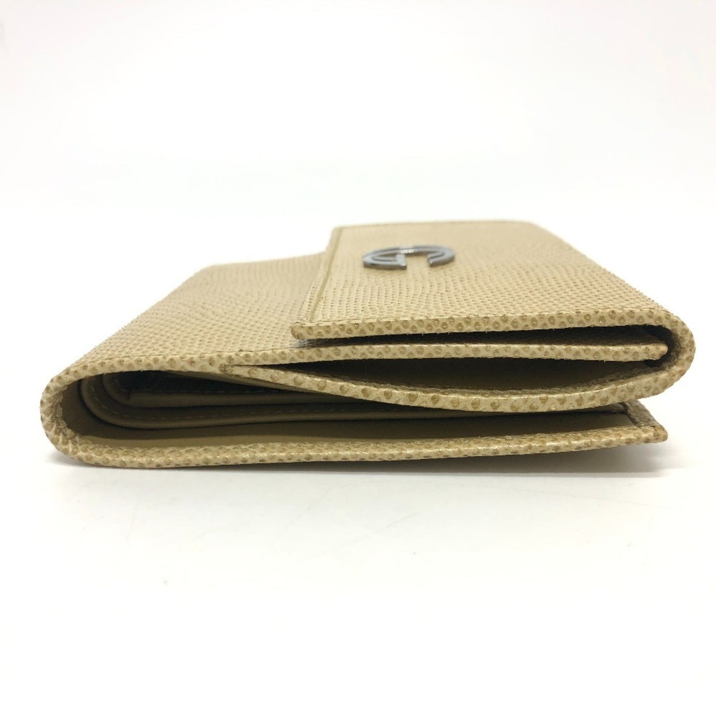 Gucci Gg Marmont Logo Double Hook Bi-Fold Wallet Compact Leather