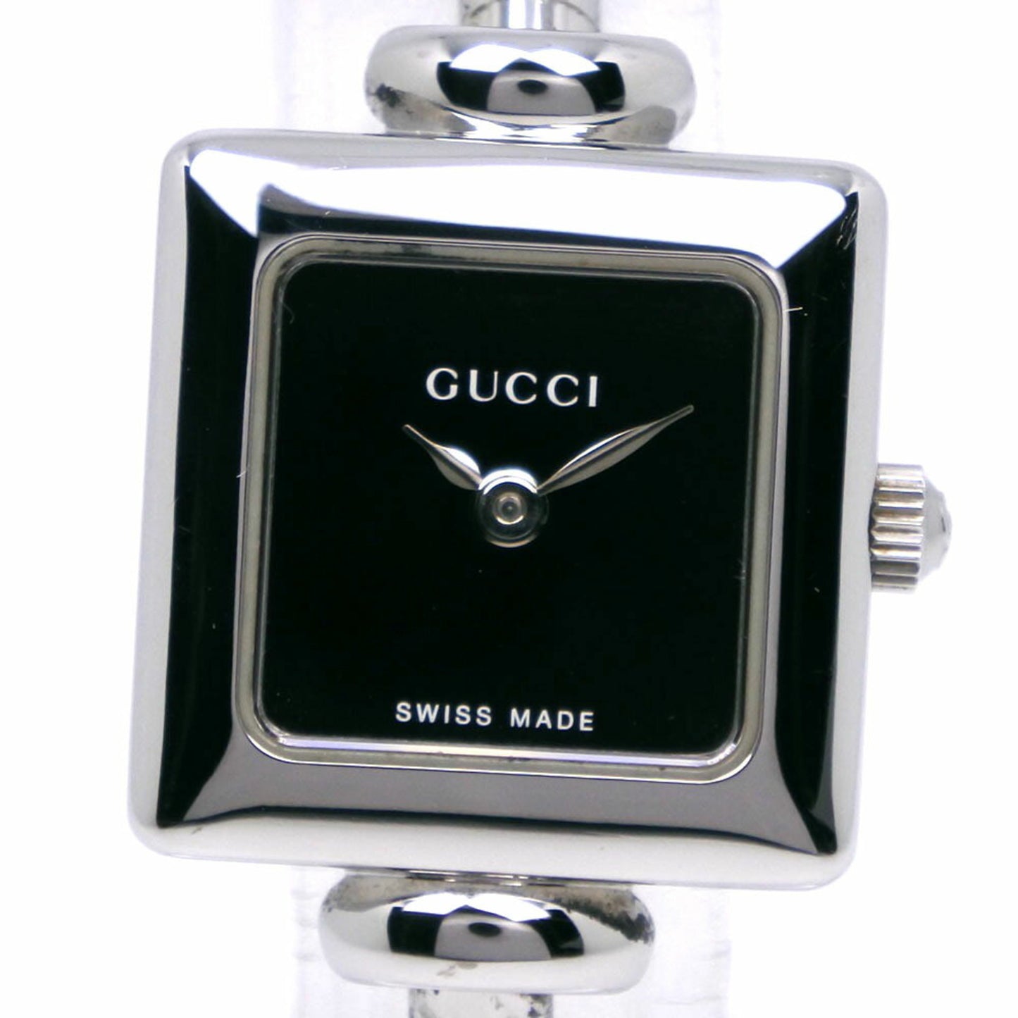Gucci Gucci Watch 1900L Stainless Steel Quartz Analog Display Black Dial