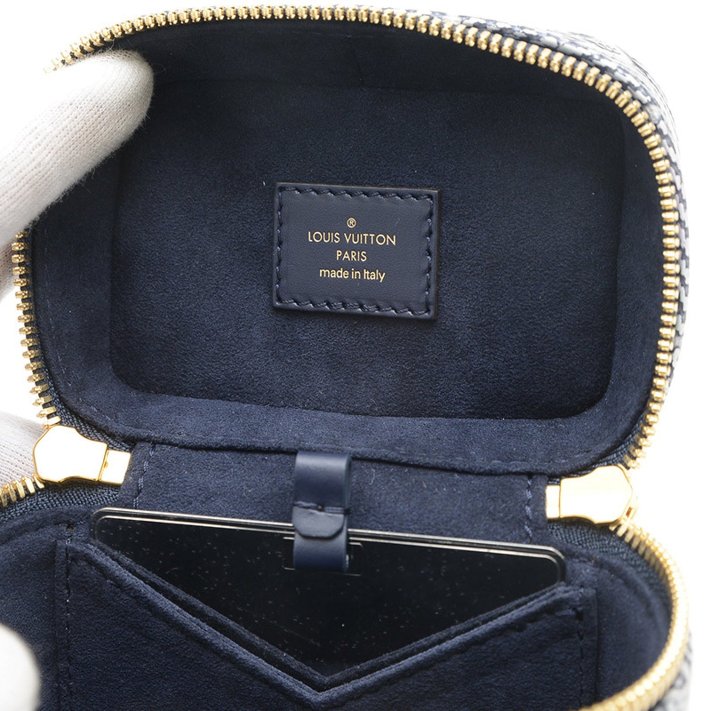 Louis Vuitton Monogram Laminated Micro Vanity Chain Shoulder Bag M52467 Bp