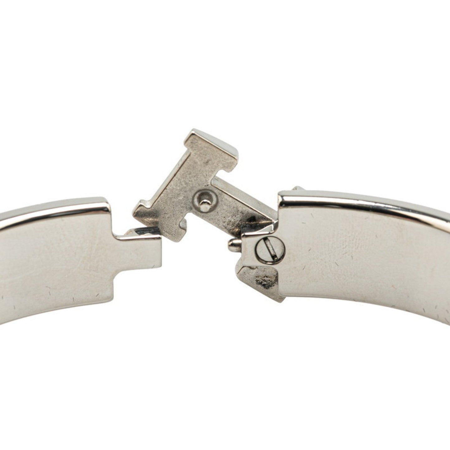 Hermes Click H Pm Bracelet In Silver