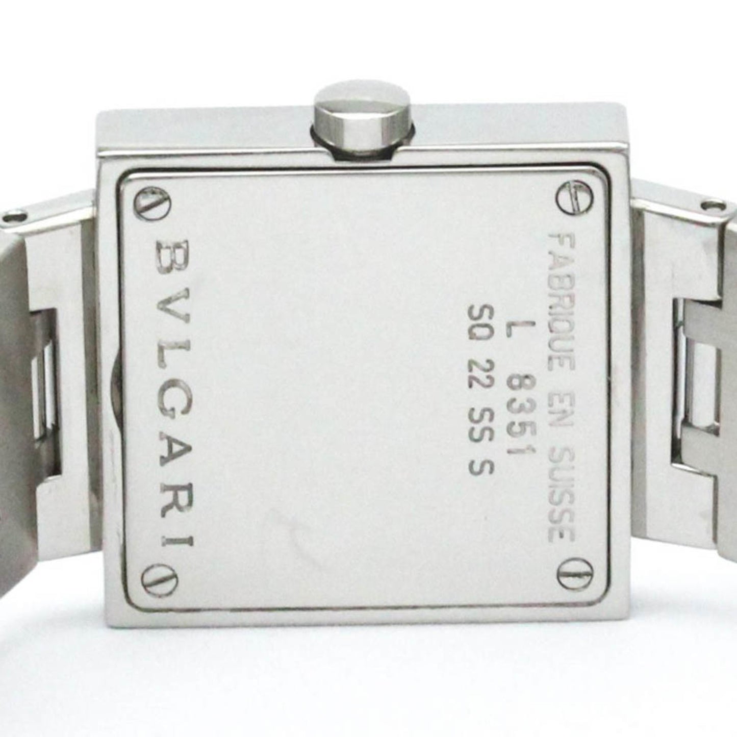 Bvlgari Quadrato Stainless Steel Quartz
