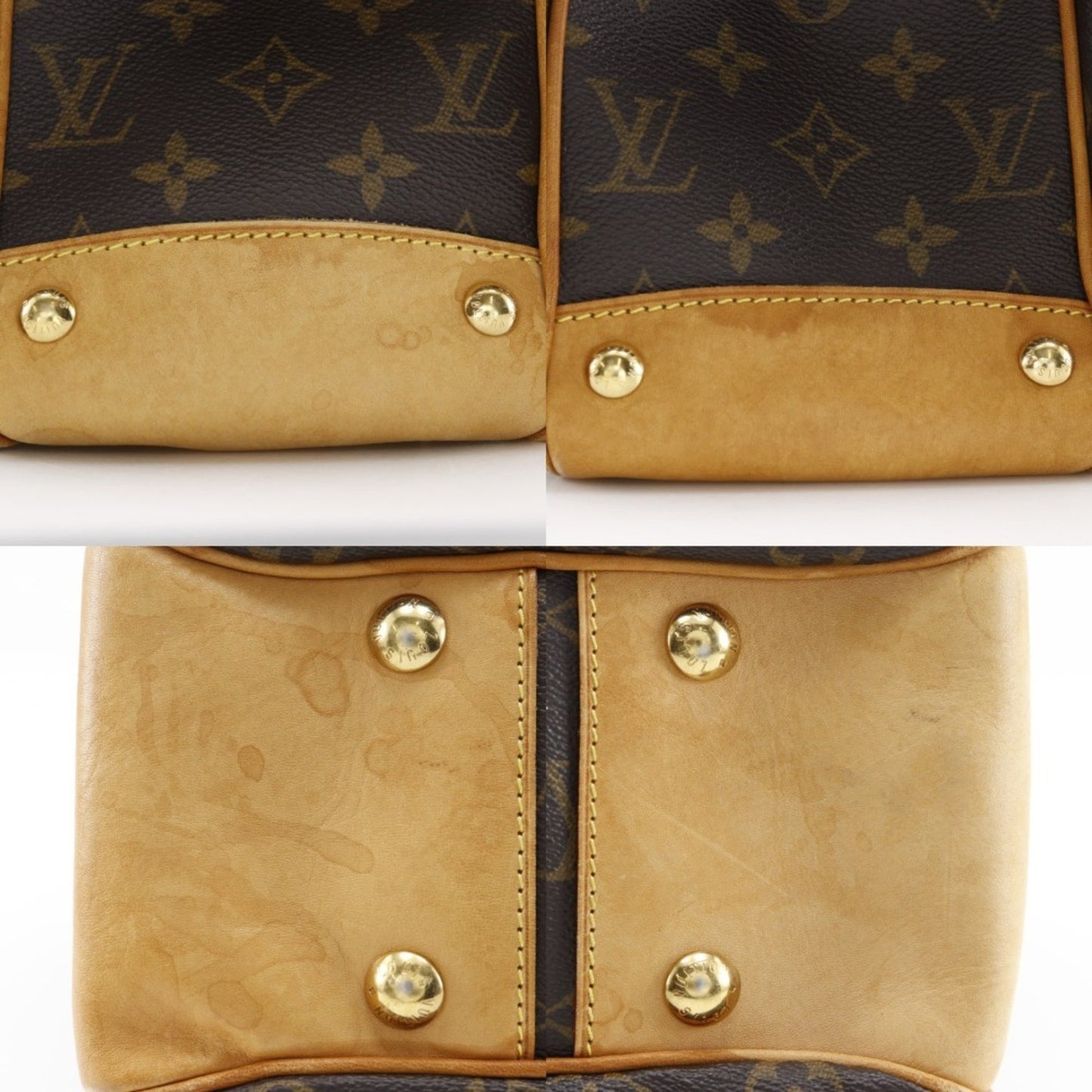 Louis Vuitton Louis Vuitton Boesi Mm Tote Bag M45714 Monogram Canvas 2009 Brown Mi0099 Turnlock