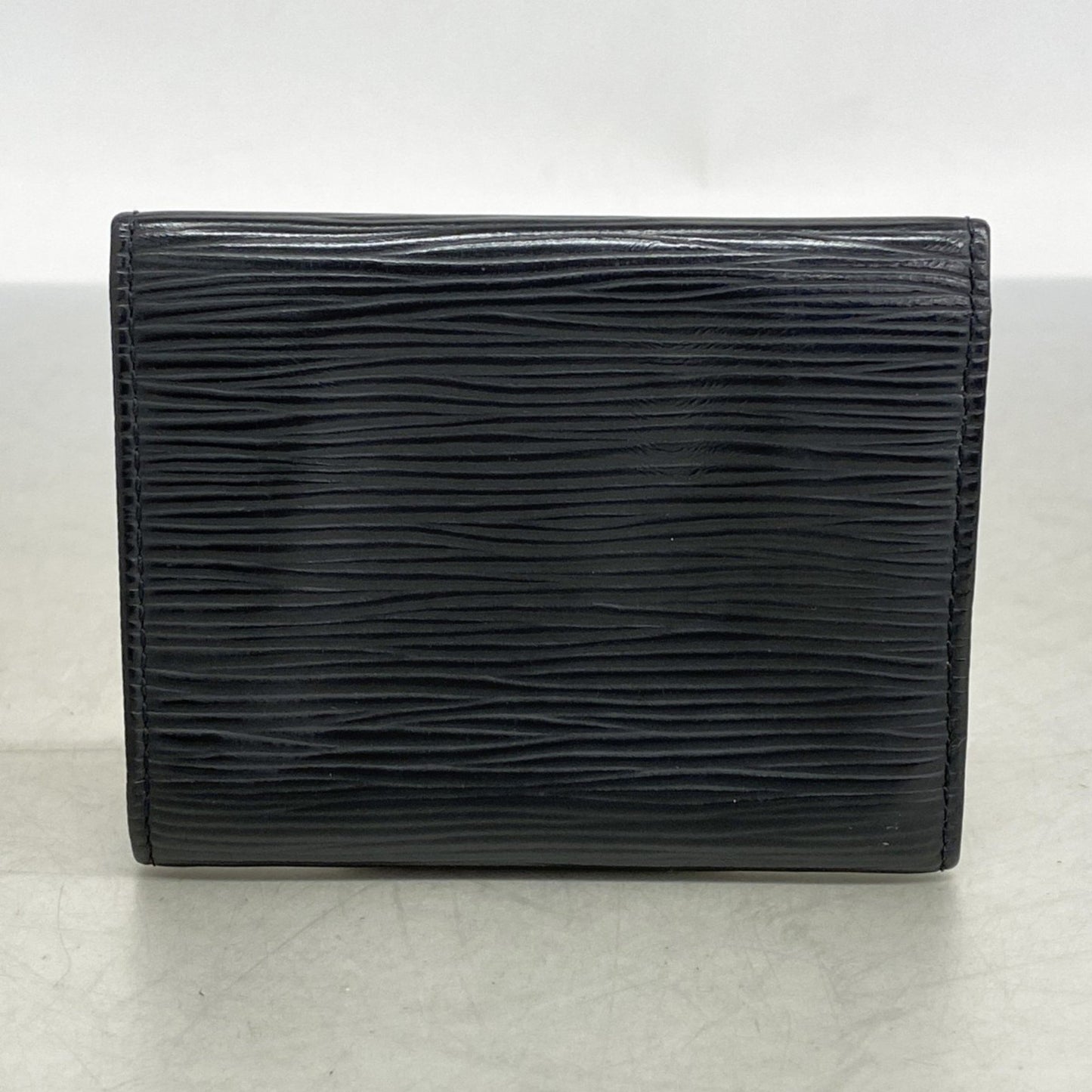 Louis Vuitton Epi Wallet/Coin Case Porte Monnaie Sample M63412 Noir