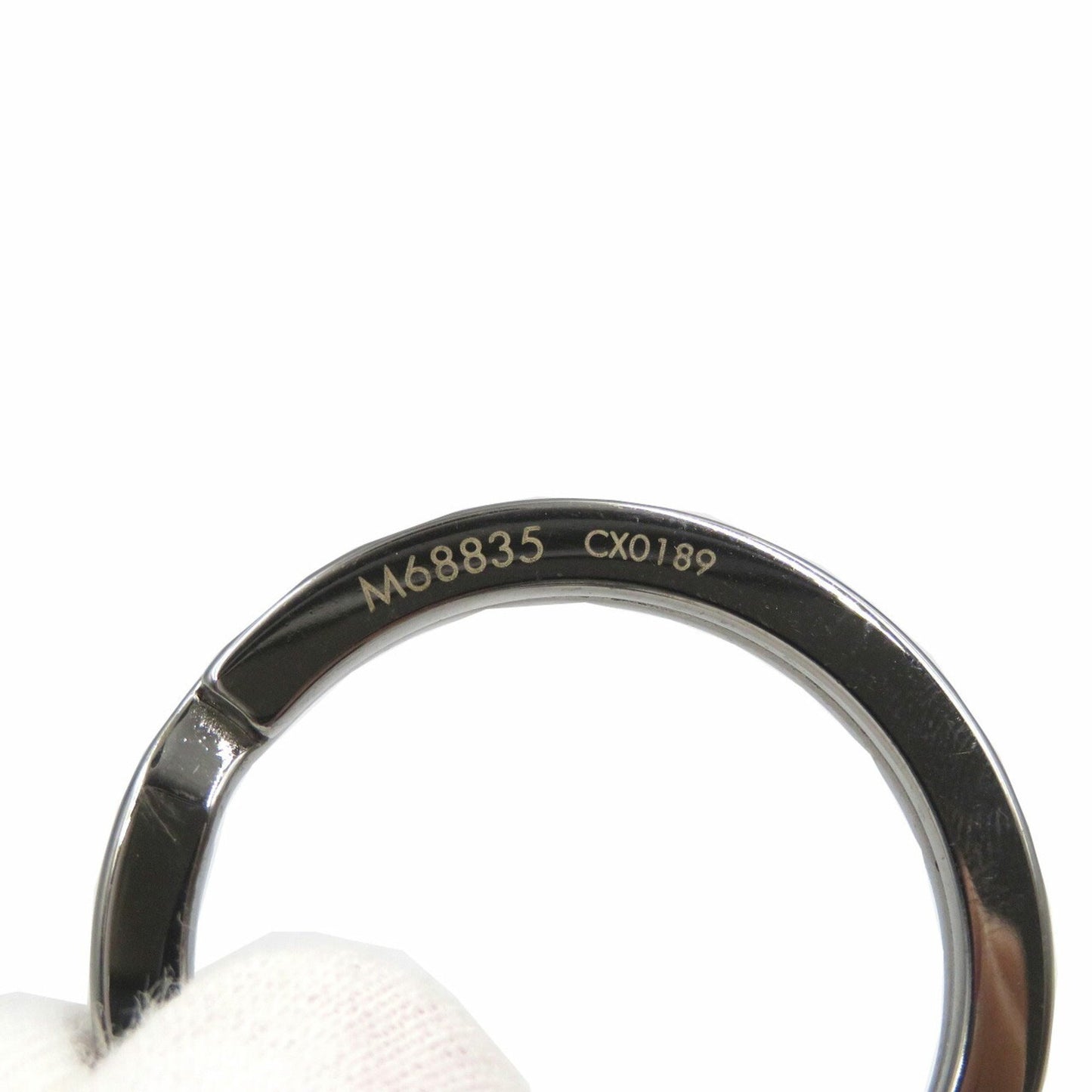 Louis Vuitton M68835 Porte Cle Lv Rat Monogram Eclipse Metal Black Grey Keychain Bag Charm