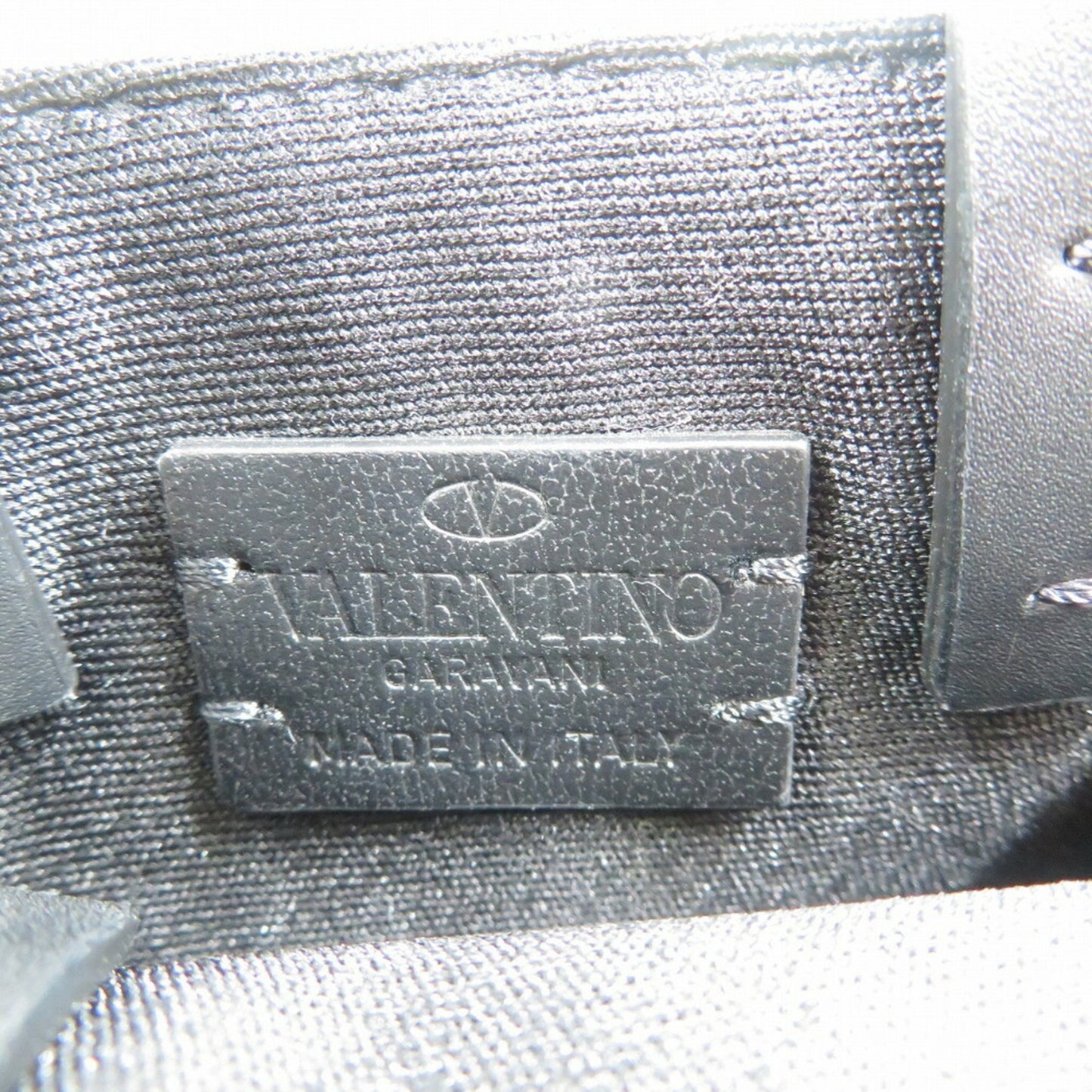 Unused Valentino Garavani Canvas Black Multicolor Shoulder Bag 0376Valentino Garavani