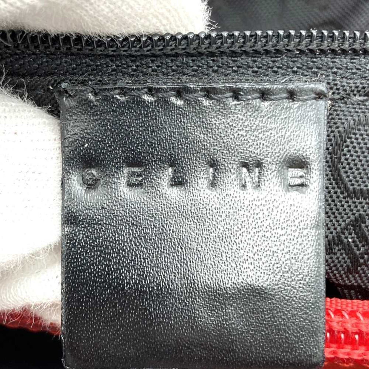 Celine 00 1 Handbag Red Leather