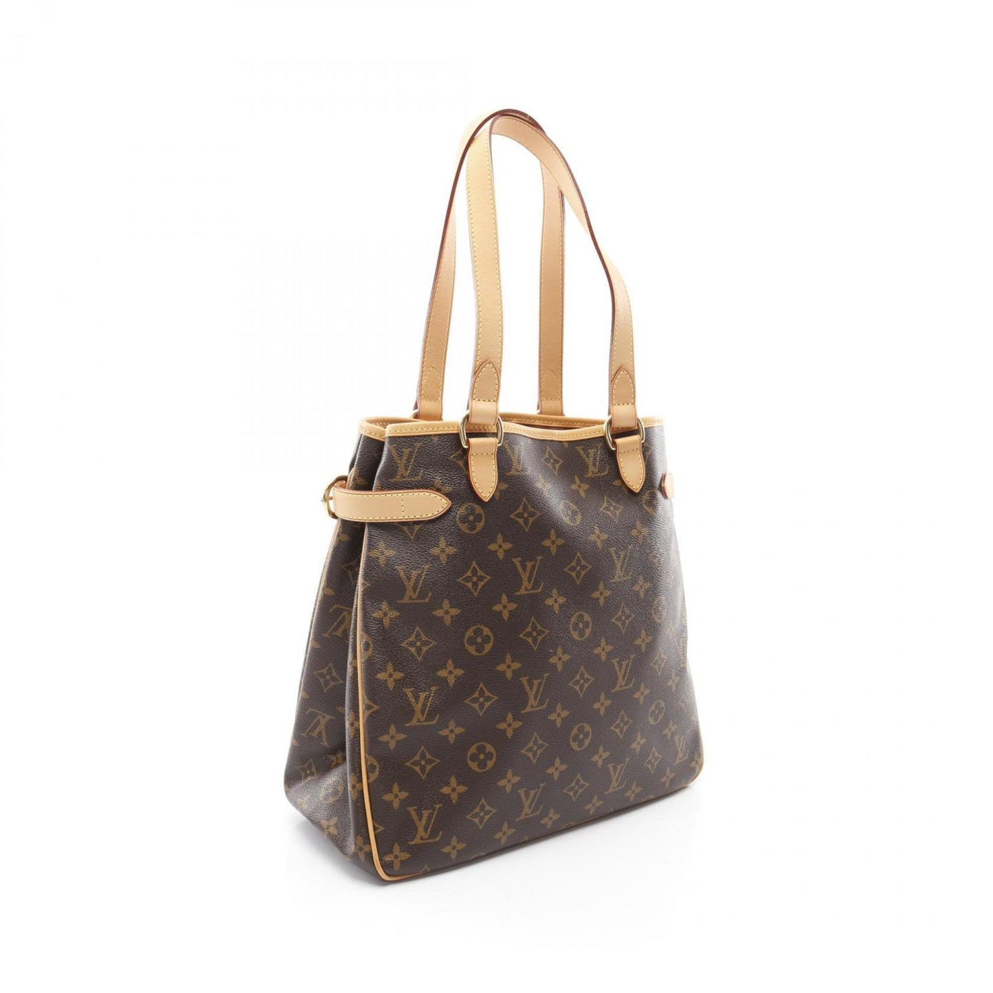 Louis Vuitton Batignolles Vertical Tote Bag Coated Canvas Leather Monogram