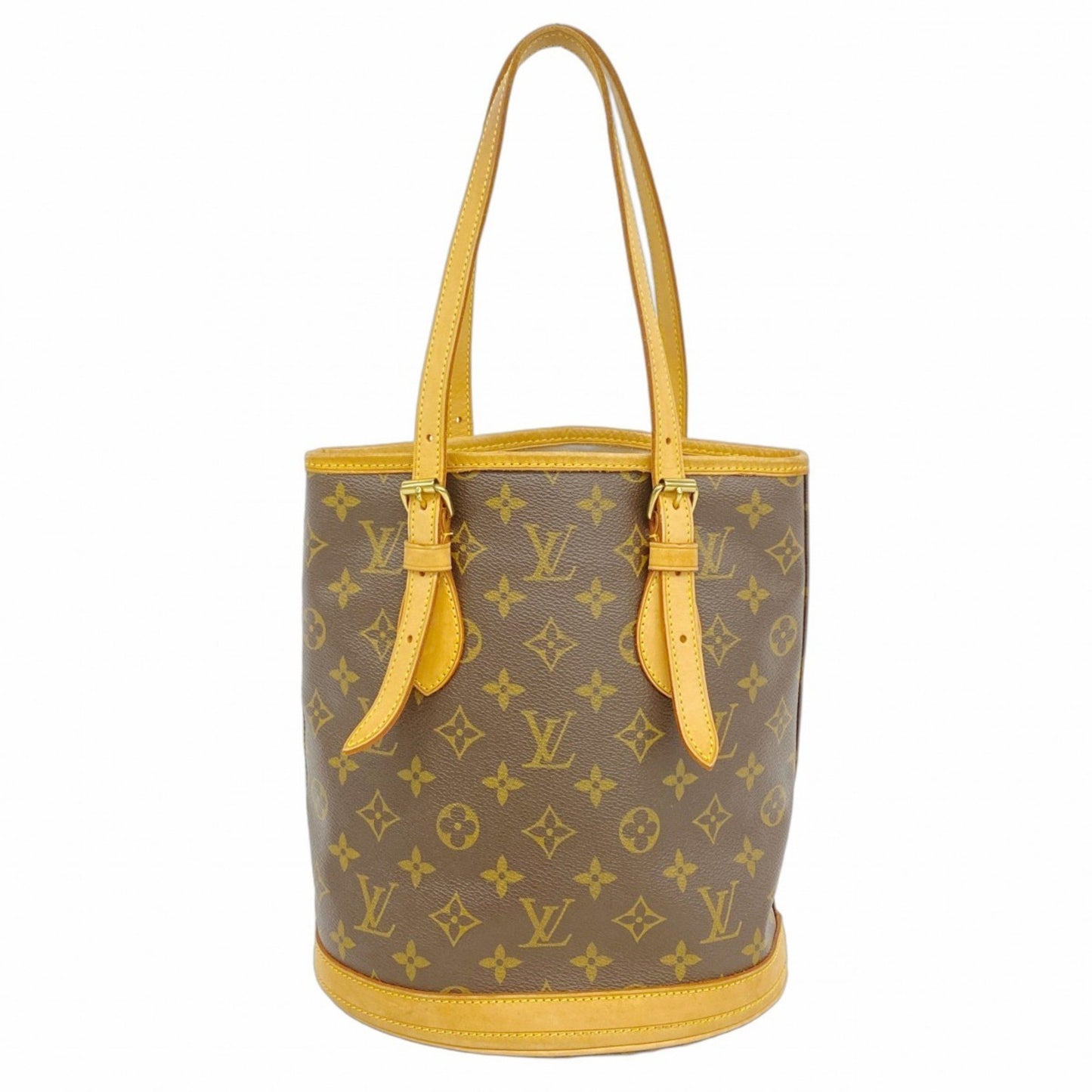 Louis Vuitton Monogram Bucket Pm Tote Bag M42238 Brown