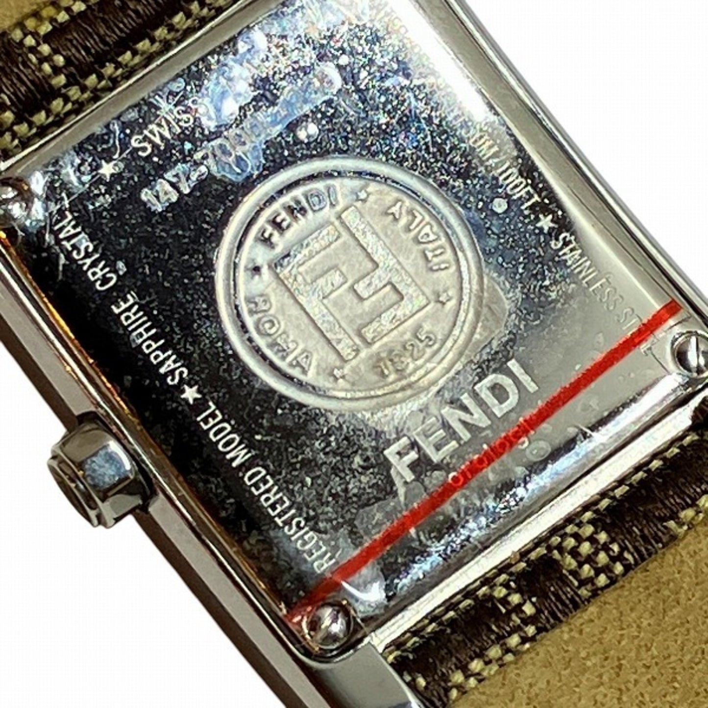 Fendi Classico 7000L Automatic Zucca Pattern Watch