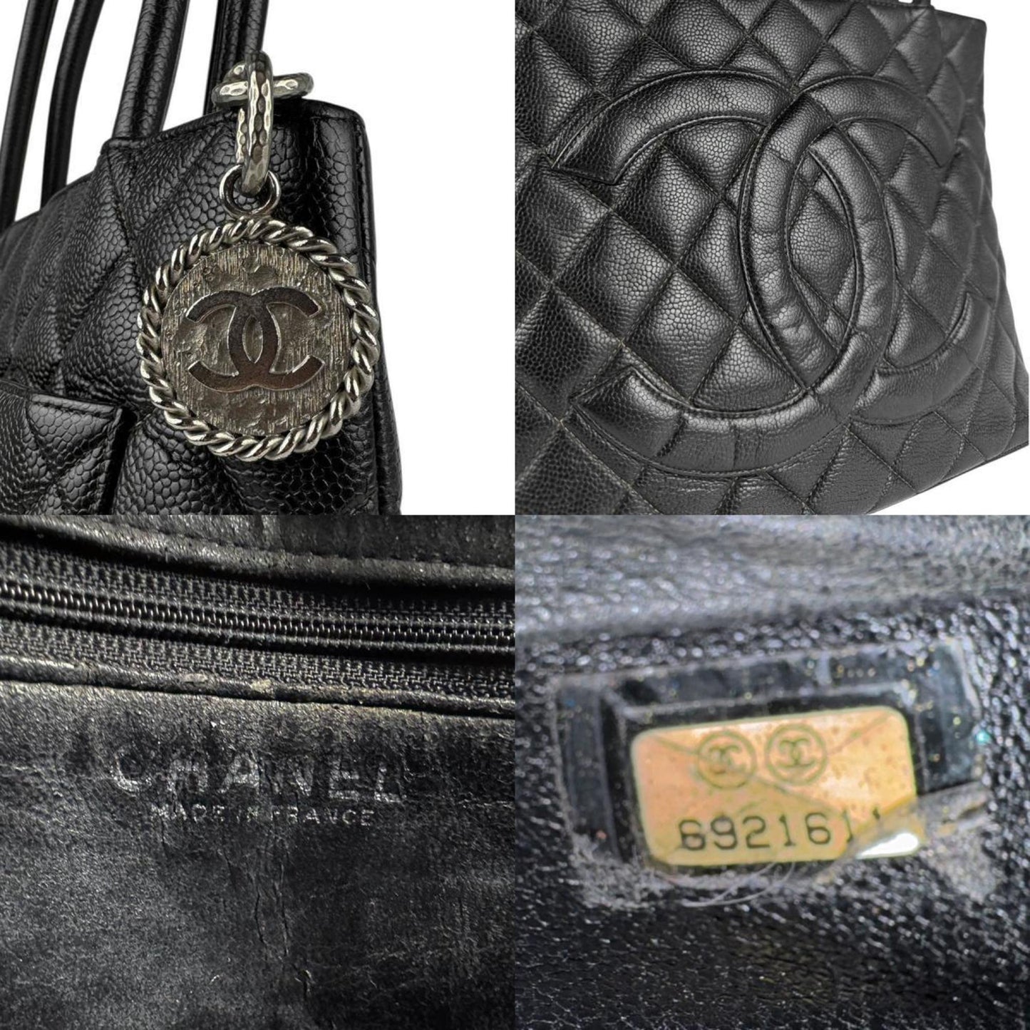 Chanel Chanel Handbag Reproduction Tote Bag In Caviar Leather