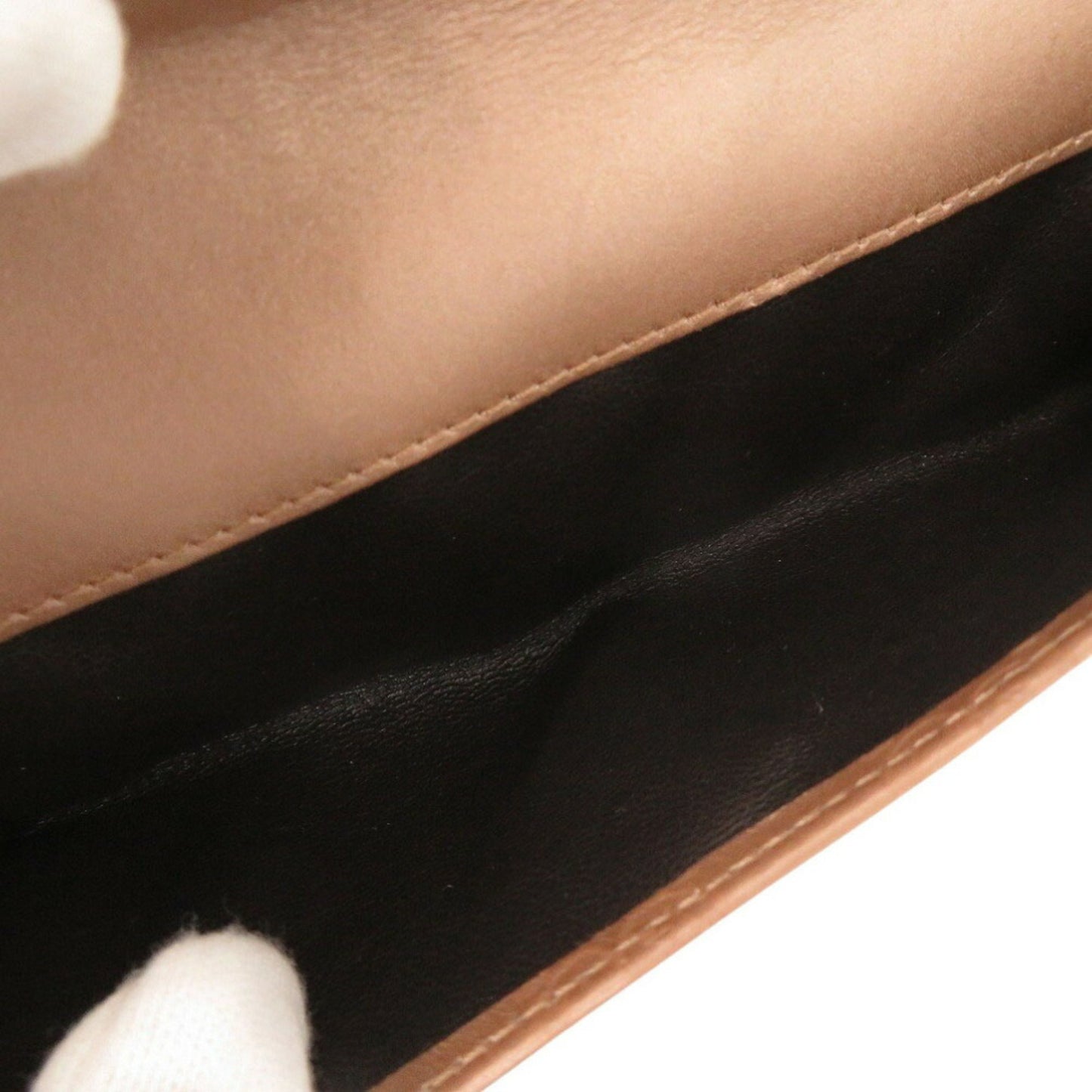 Unused Gucci Guccissima 203550 Leather Pink Beige Long Wallet 0848Gucci