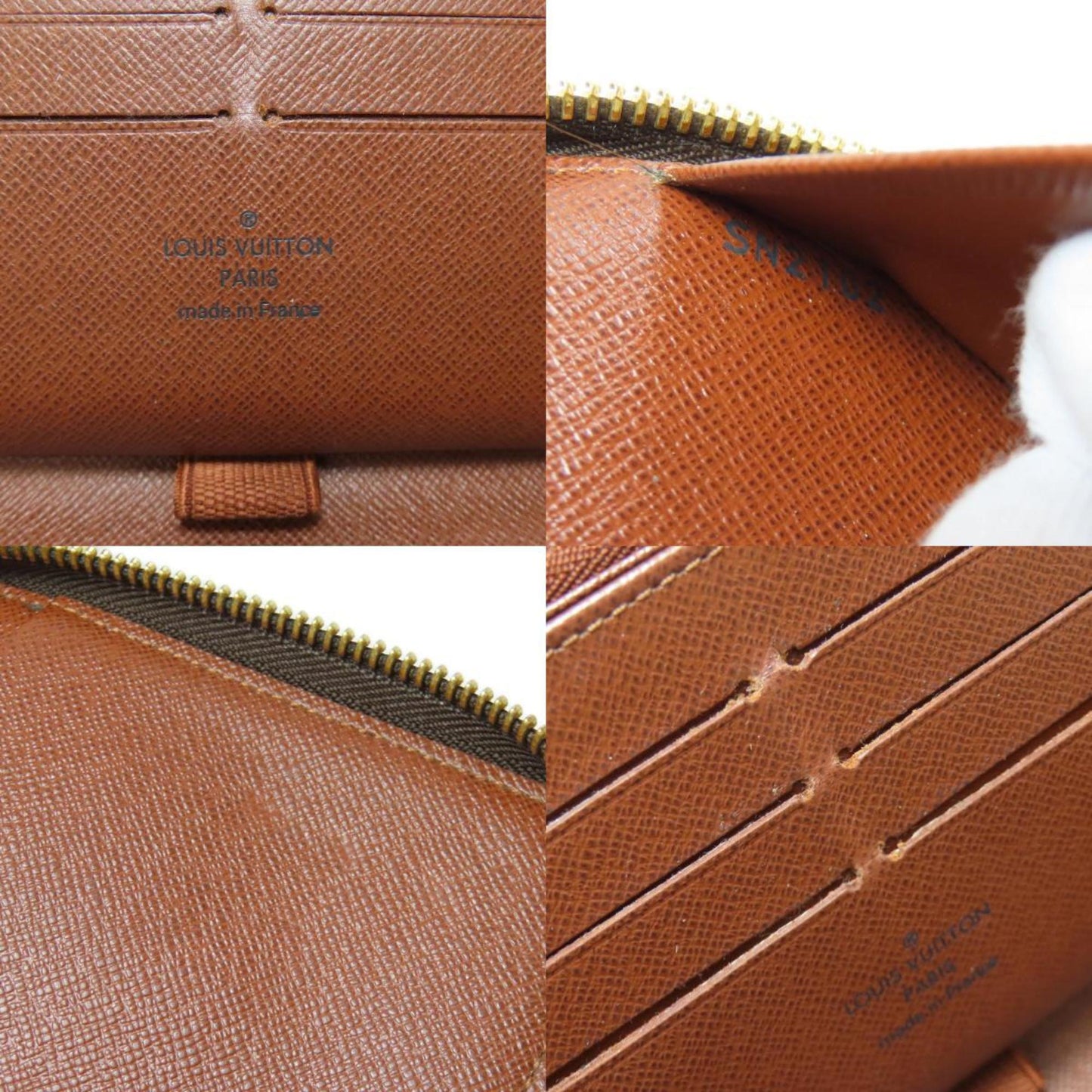 Louis Vuitton M60002 Zippy Organizer Long Wallet Monogram Canvas