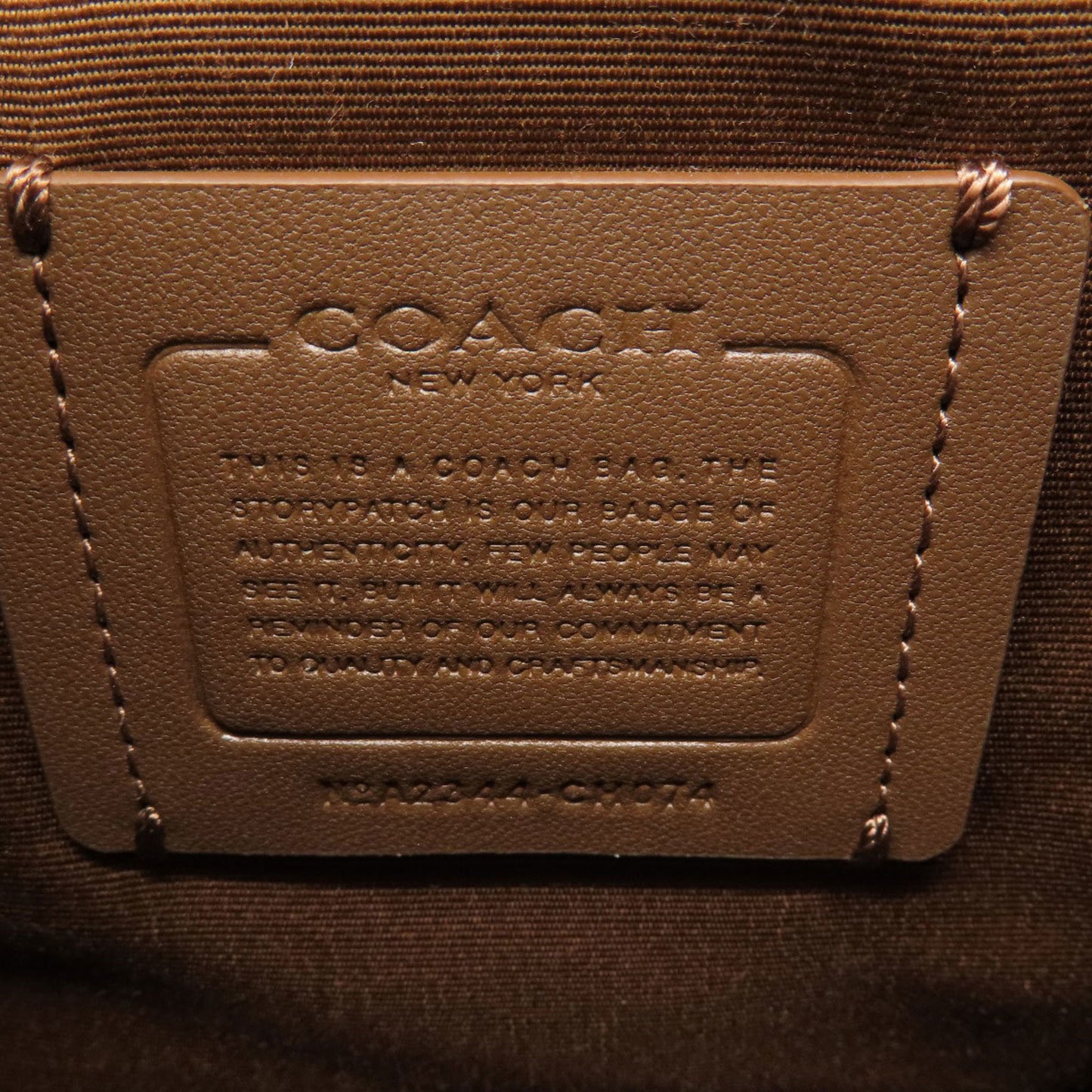 Coach Ch074 Padson Small Body Bag Canvas Leather