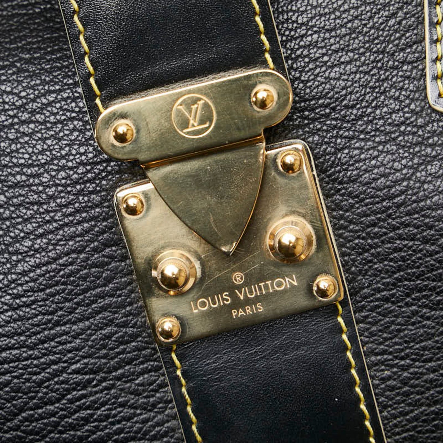 Louis Vuitton Suhali Angnieux Pm Handbag M91805 Black Leather