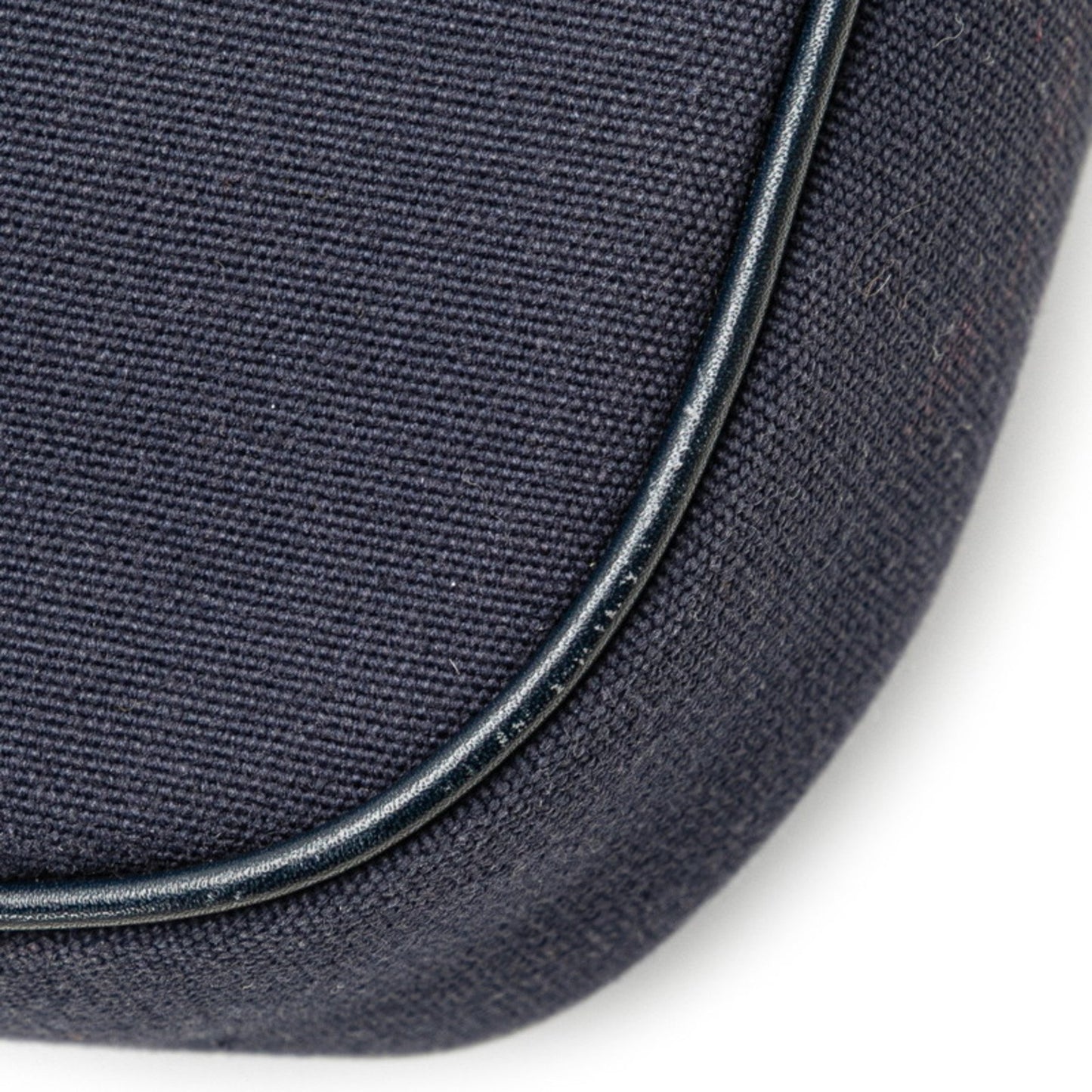 Gucci Sherry Line Handbag 263757 Navy Canvas Leather