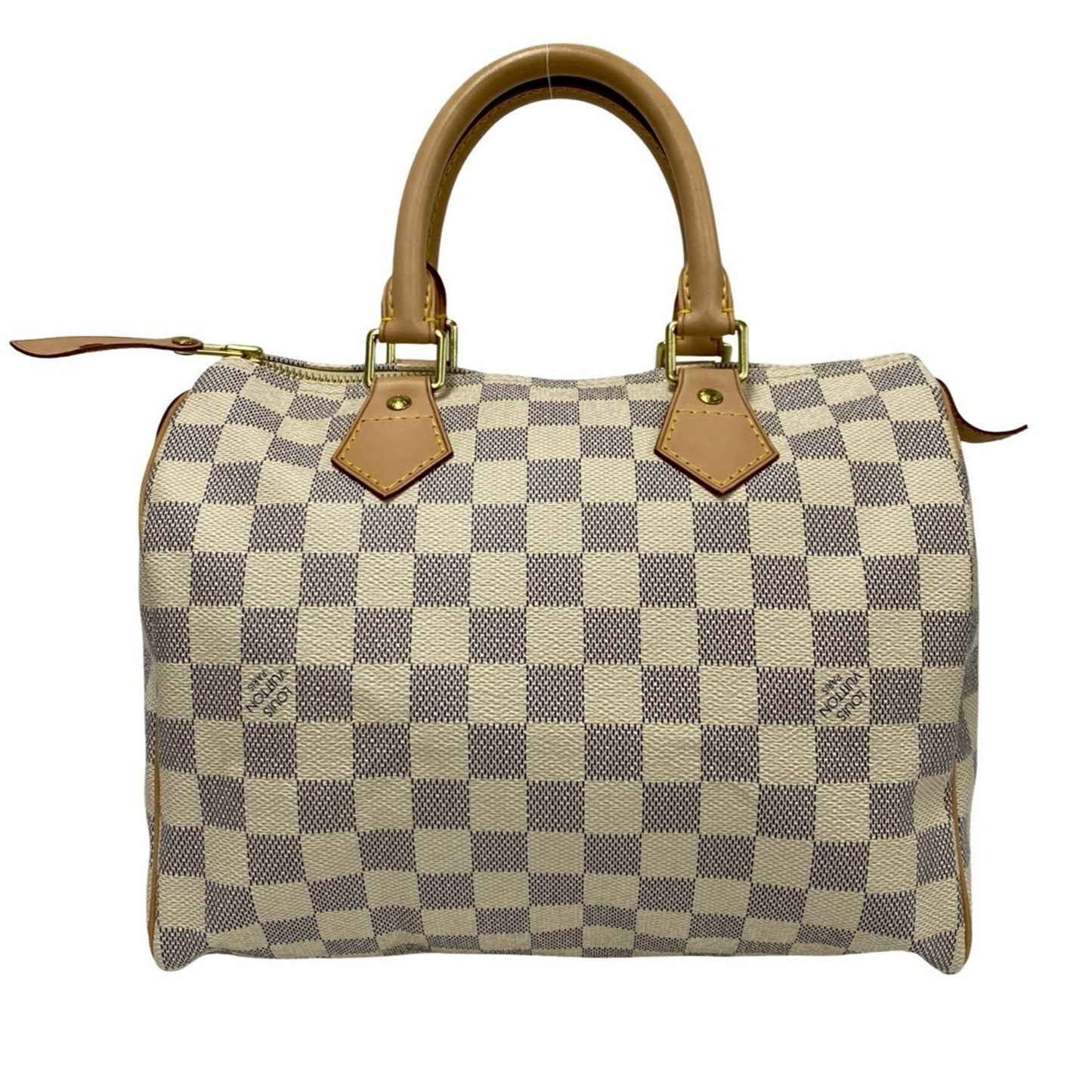 Louis Vuitton Speedy 25 Damier Azur Leather Handbag/Mini Boston Bag