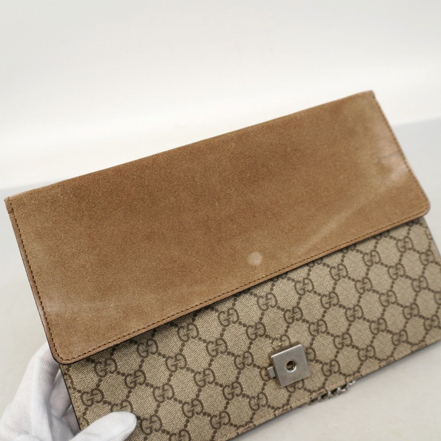 Gucci Gg Supreme Dionysus Shoulder Bag 400235 Brown