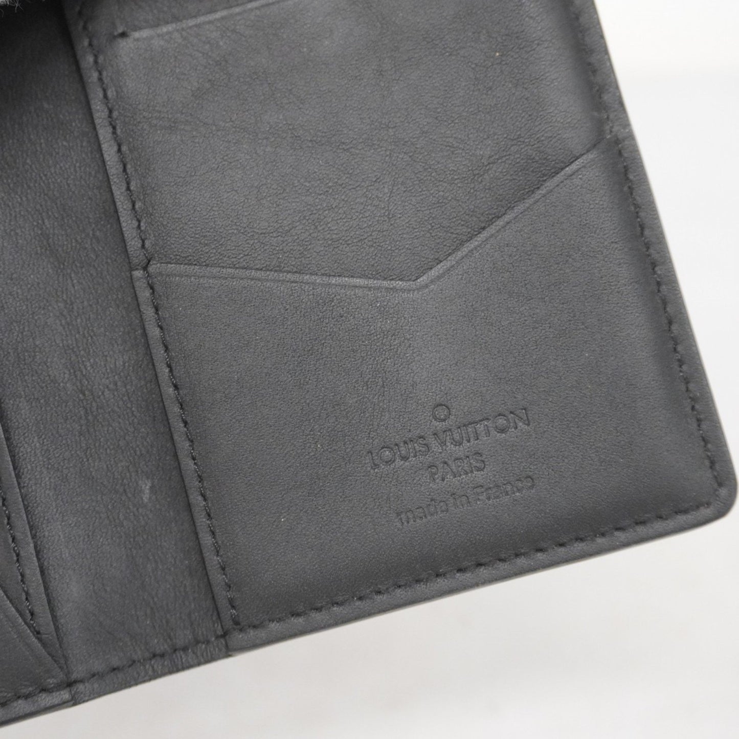 Louis Vuitton Monogram Shadow Organizer De Poche M62899 Black
