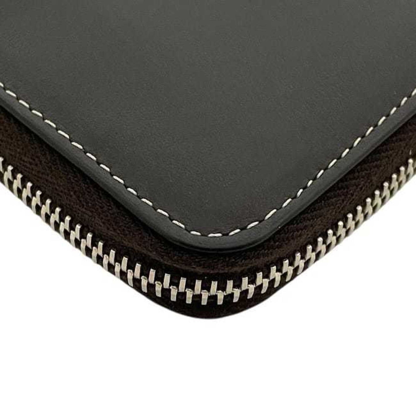 Tod'S Round Long Wallet Ec-23930 Brown Leather